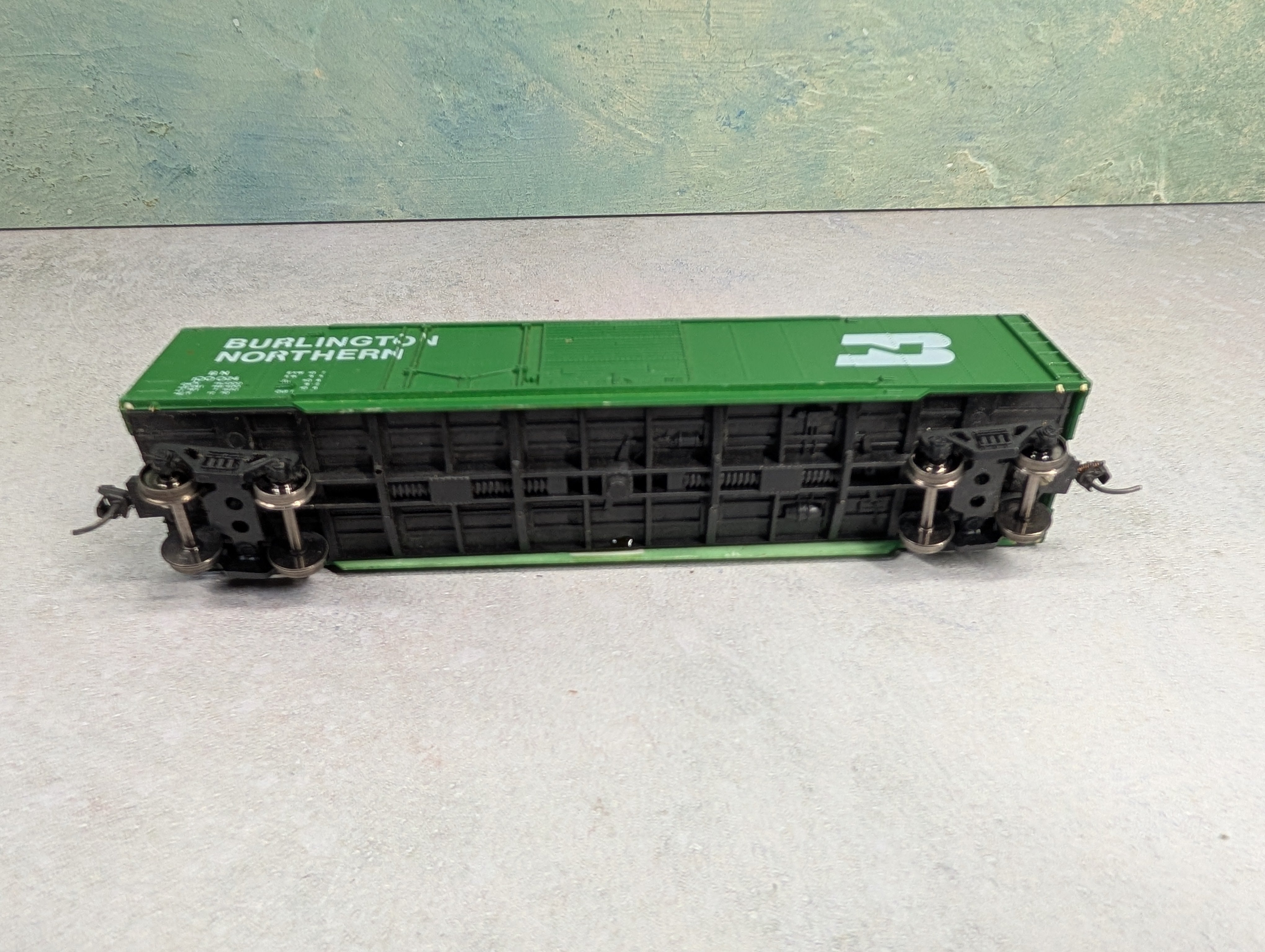 USED AHM HO Scale 50' Box Car Burlington Northern BN #100024