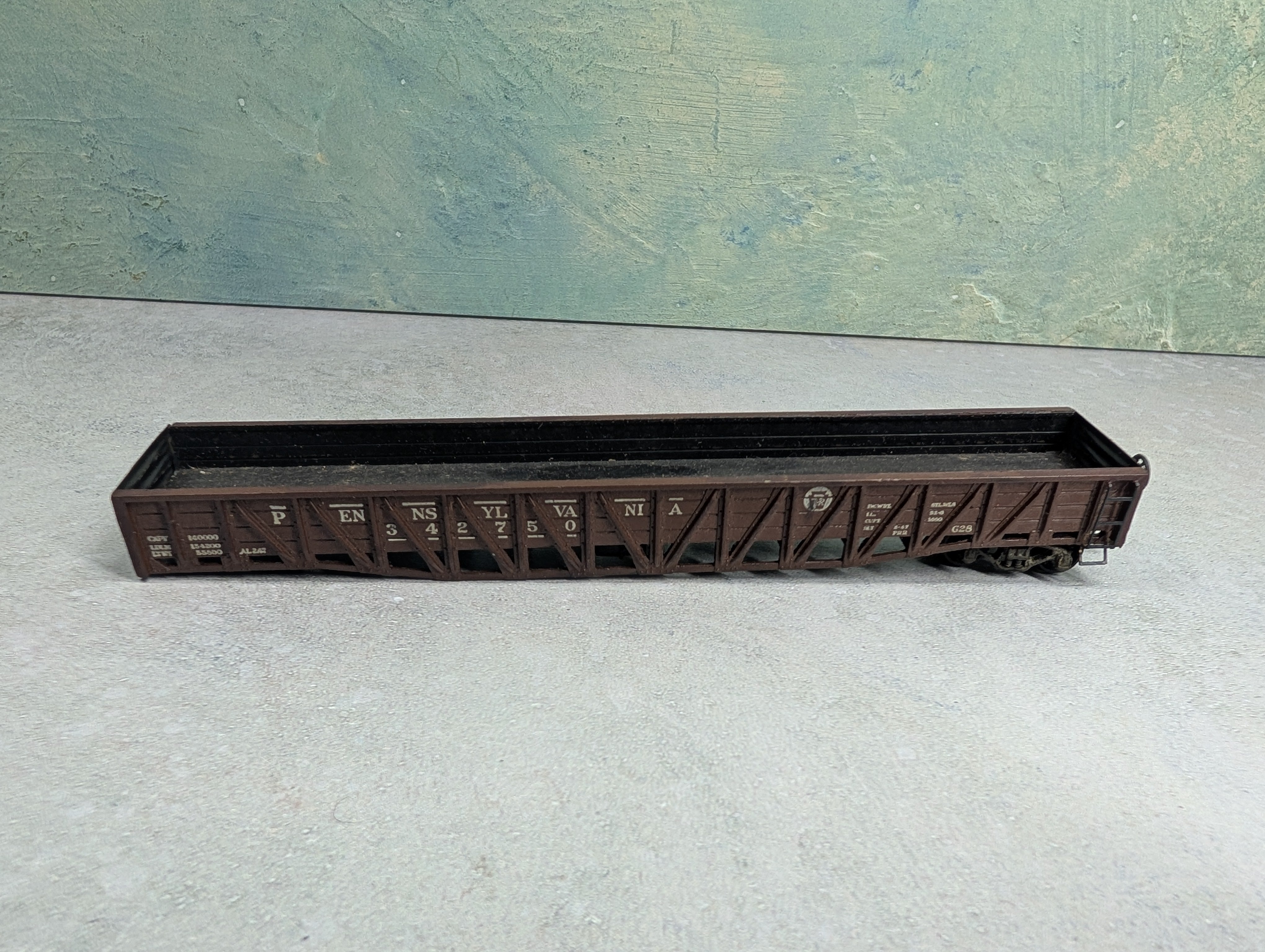 USED Ulrich HO Scale 52' Gondola Pennsylvania #342750