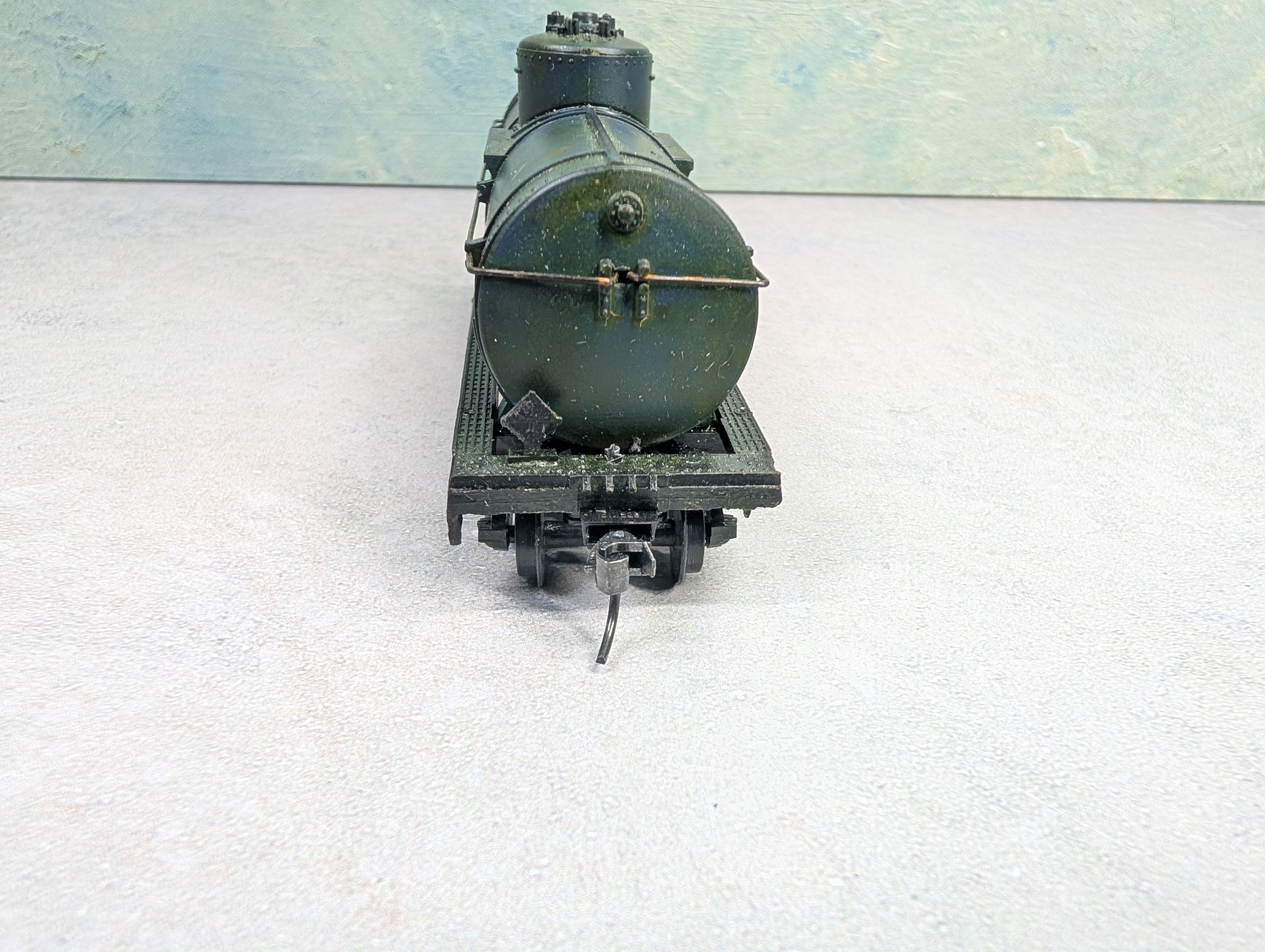 USED Life-Like HO Scale Single Dome Tank Car Gulf GRCX #3882 Custom Paint