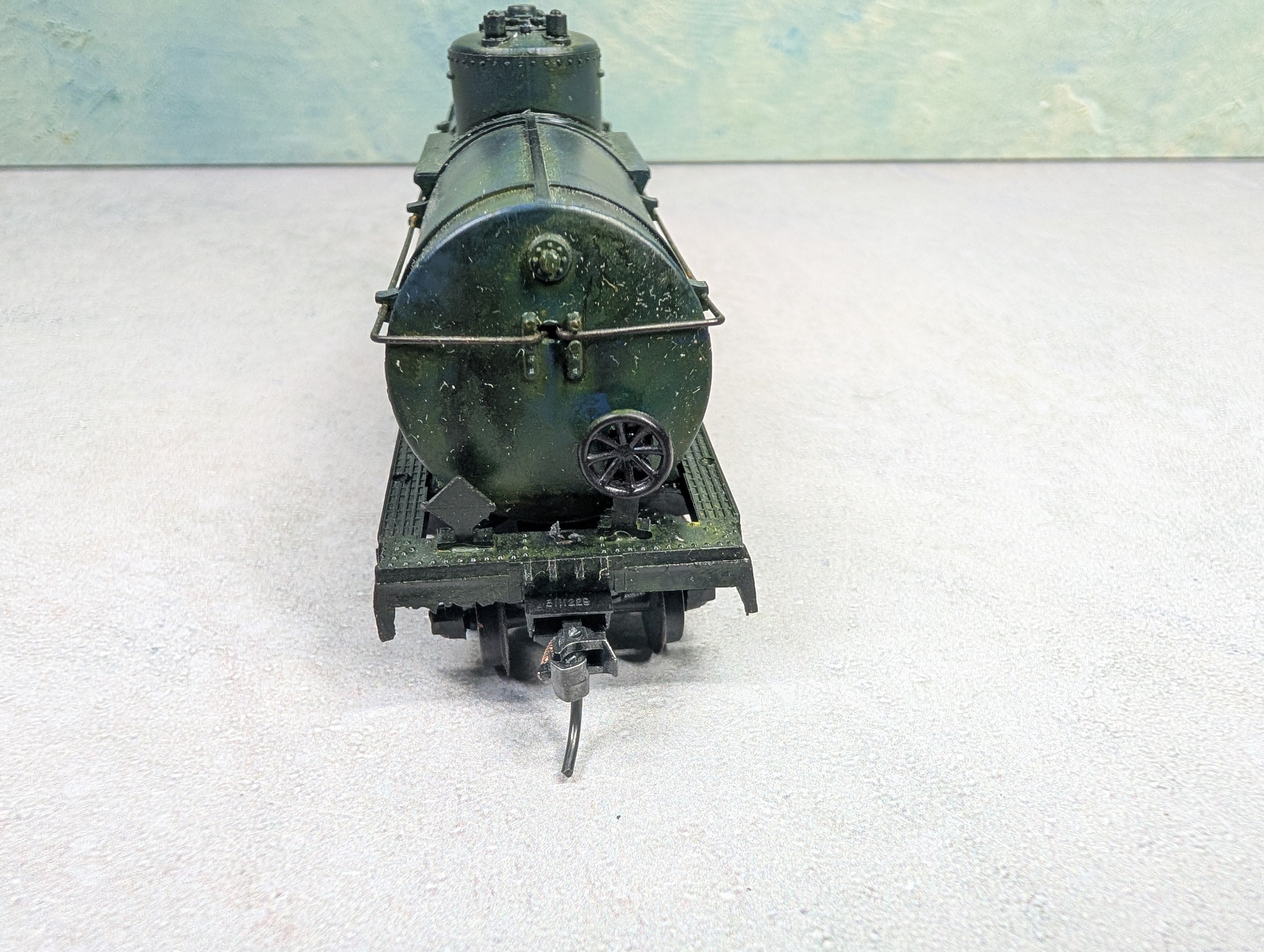 USED Life-Like HO Scale Single Dome Tank Car Gulf GRCX #3882 Custom Paint