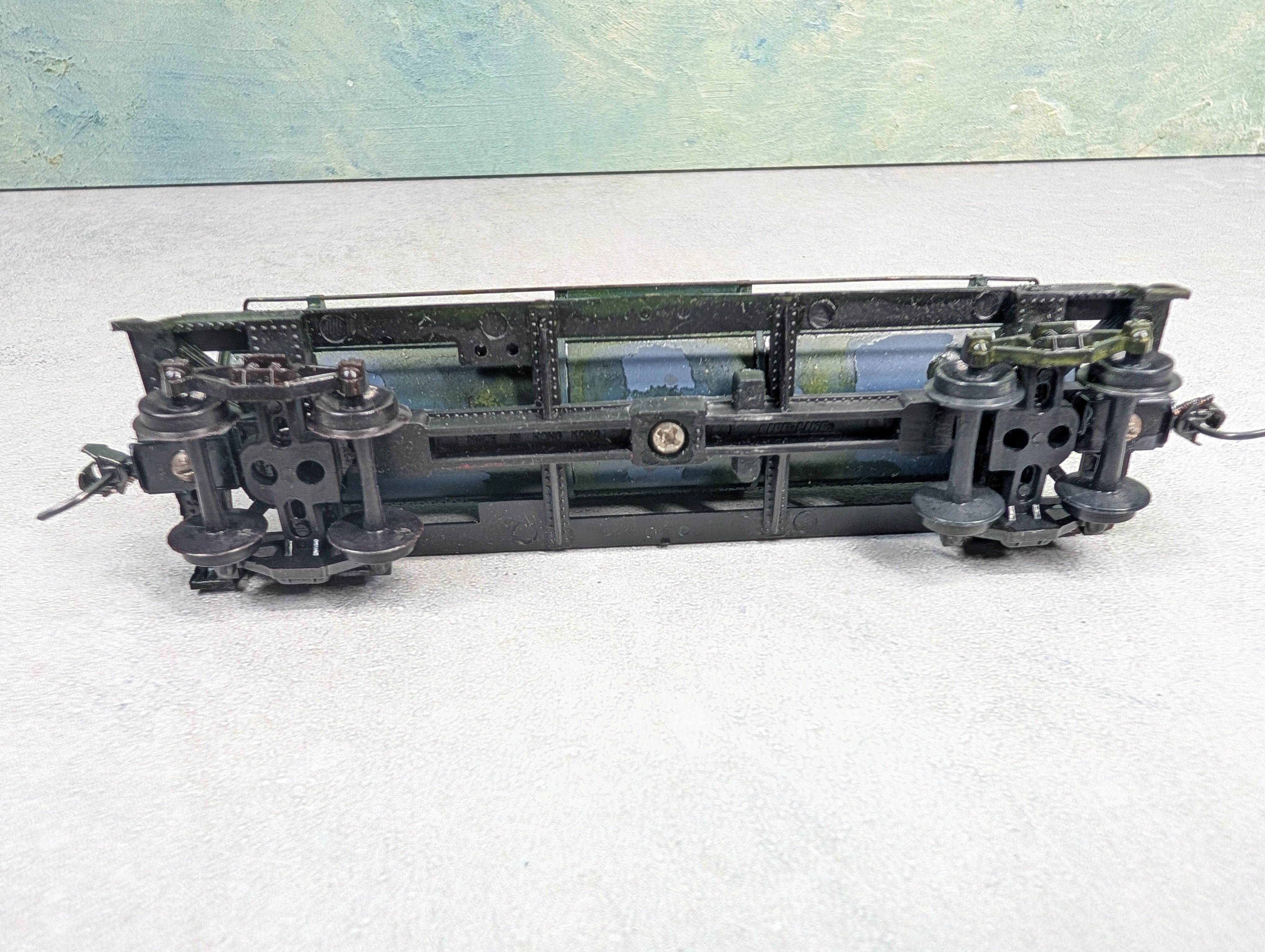 USED Life-Like HO Scale Single Dome Tank Car Gulf GRCX #3882 Custom Paint