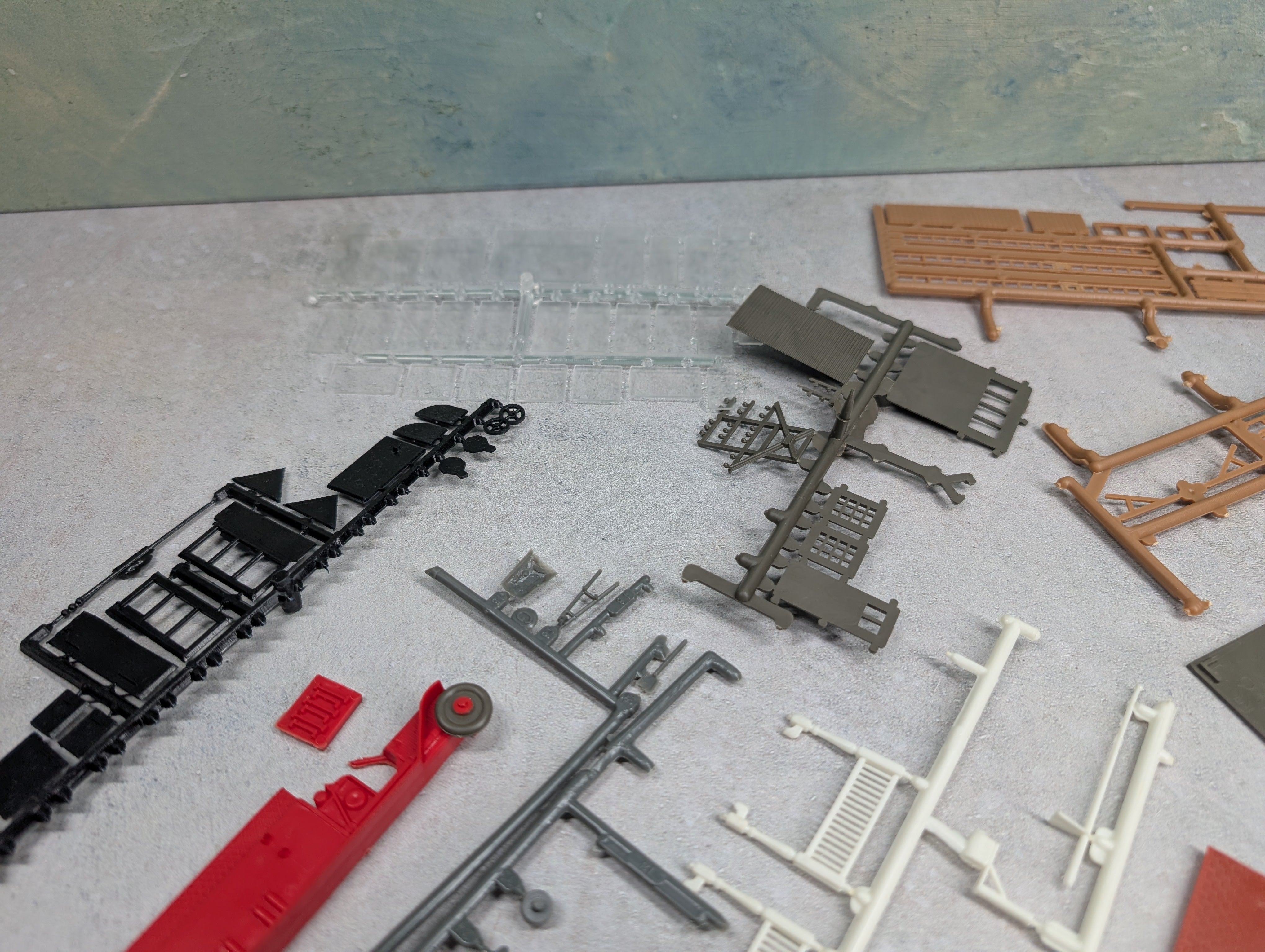 USED AHM HO Scale Fire House KIT