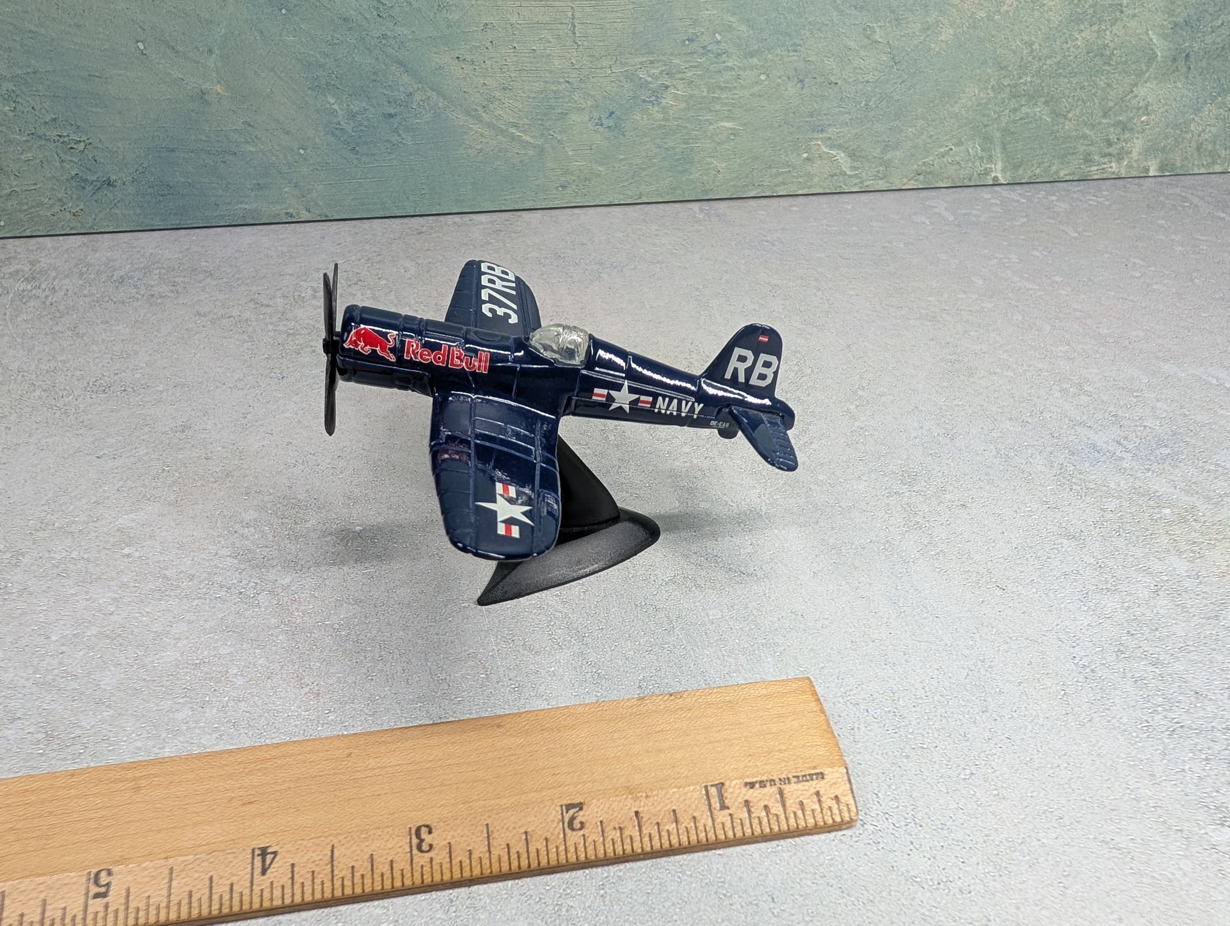 USED Vought F4U Corsair Airplane Flying Bulls, Red Bull 37RB