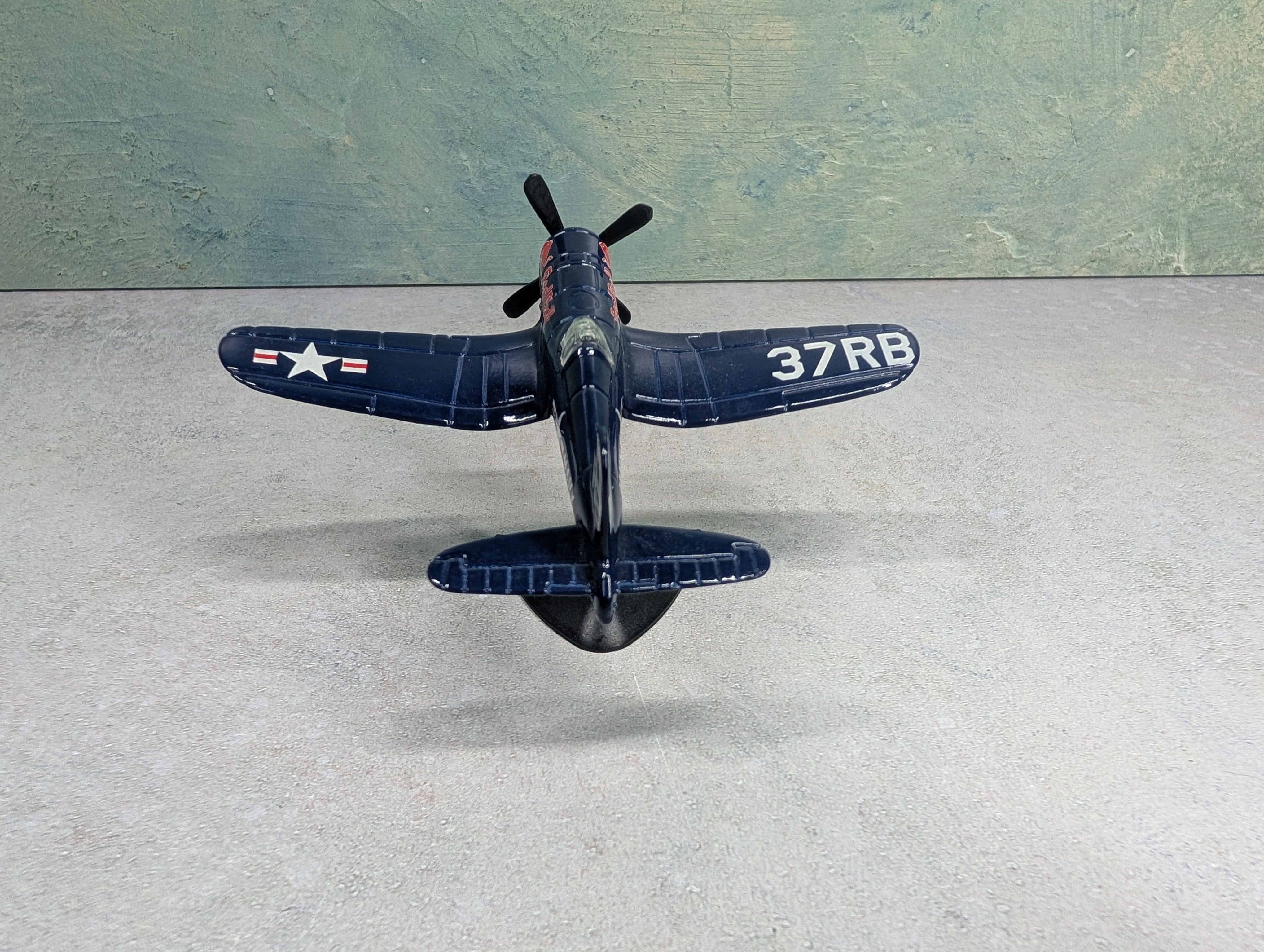 USED Vought F4U Corsair Airplane Flying Bulls, Red Bull 37RB