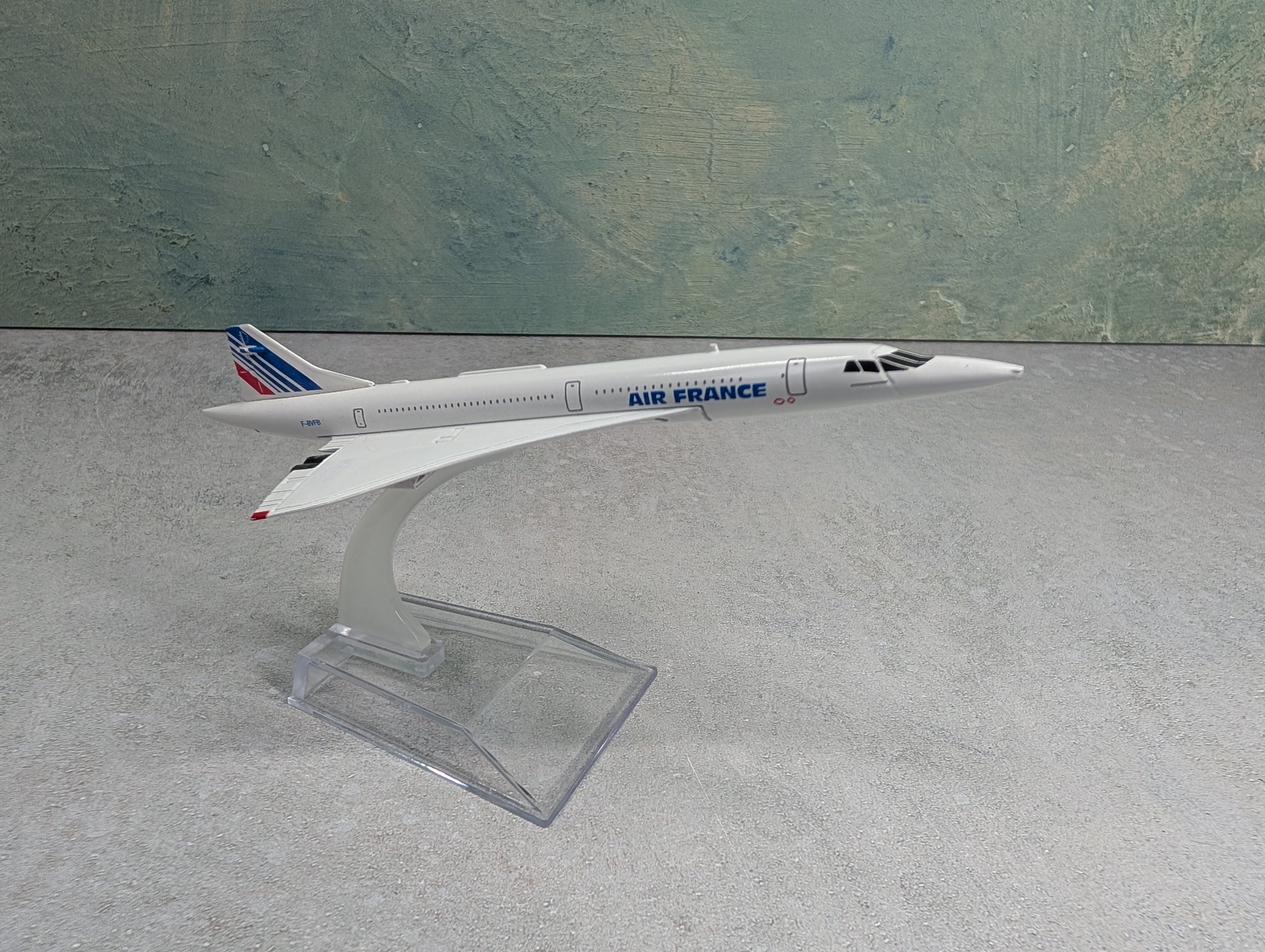 USED Air France F-BVFB Concorde Airplane Metal Model