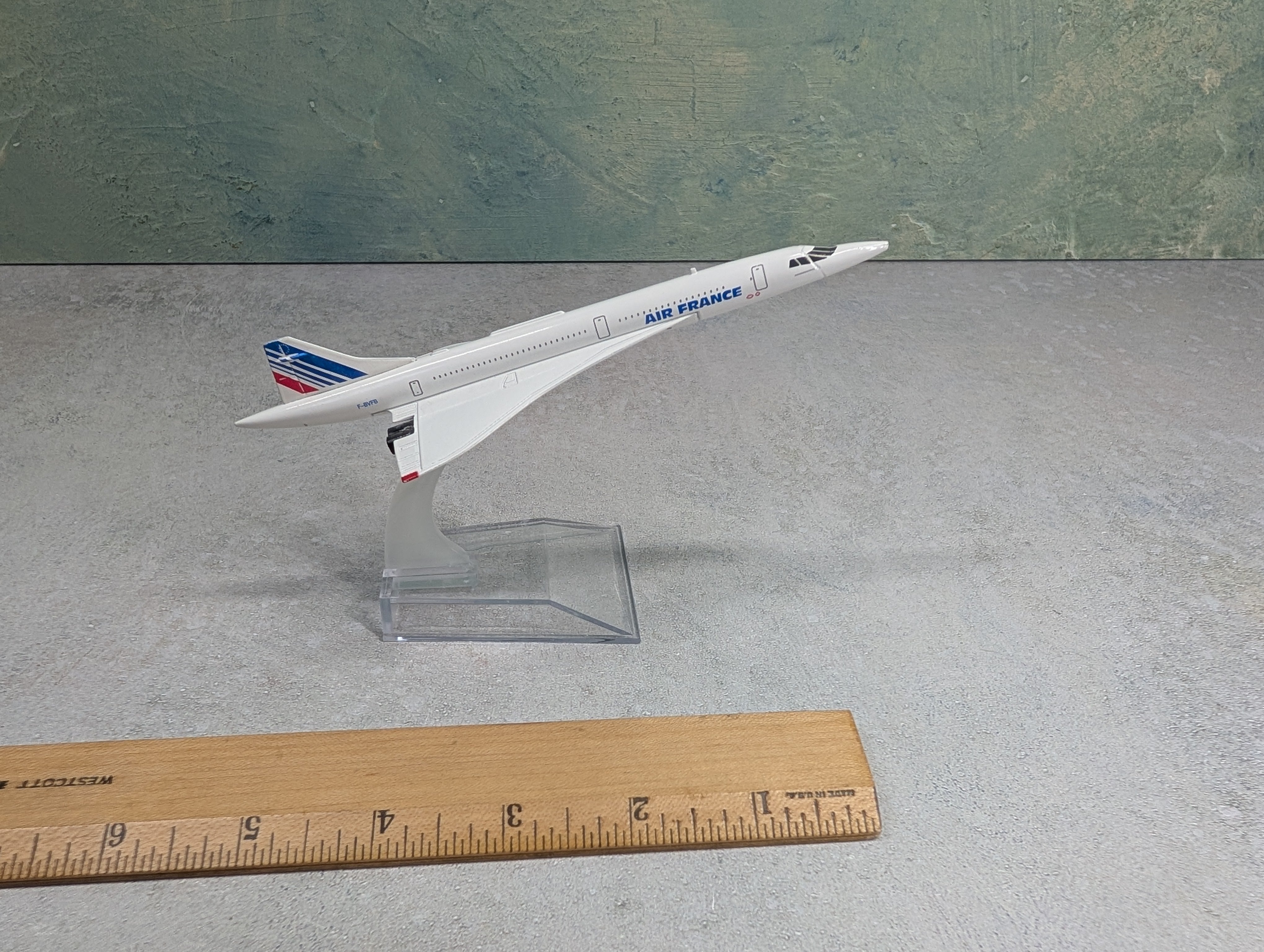 USED Air France F-BVFB Concorde Airplane Metal Model