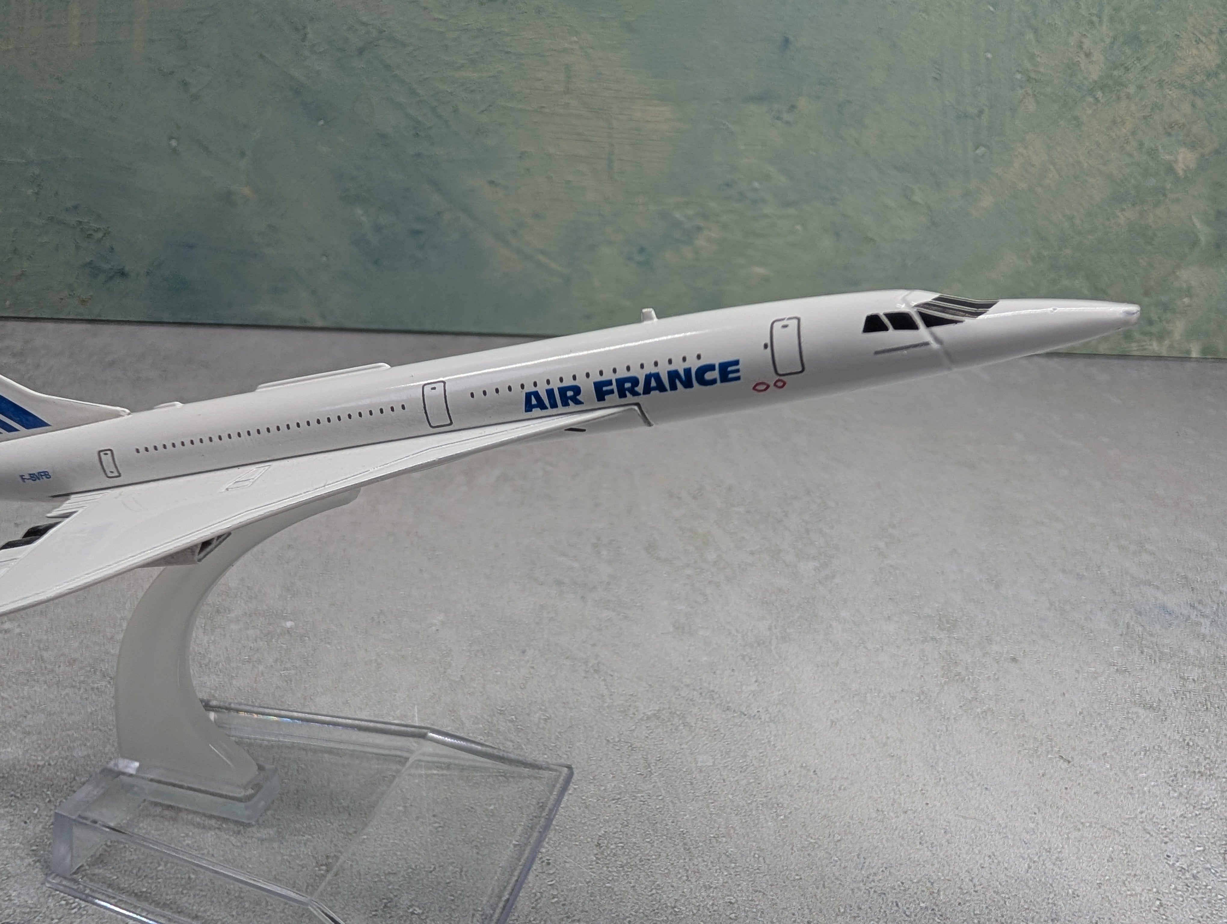 USED Air France F-BVFB Concorde Airplane Metal Model