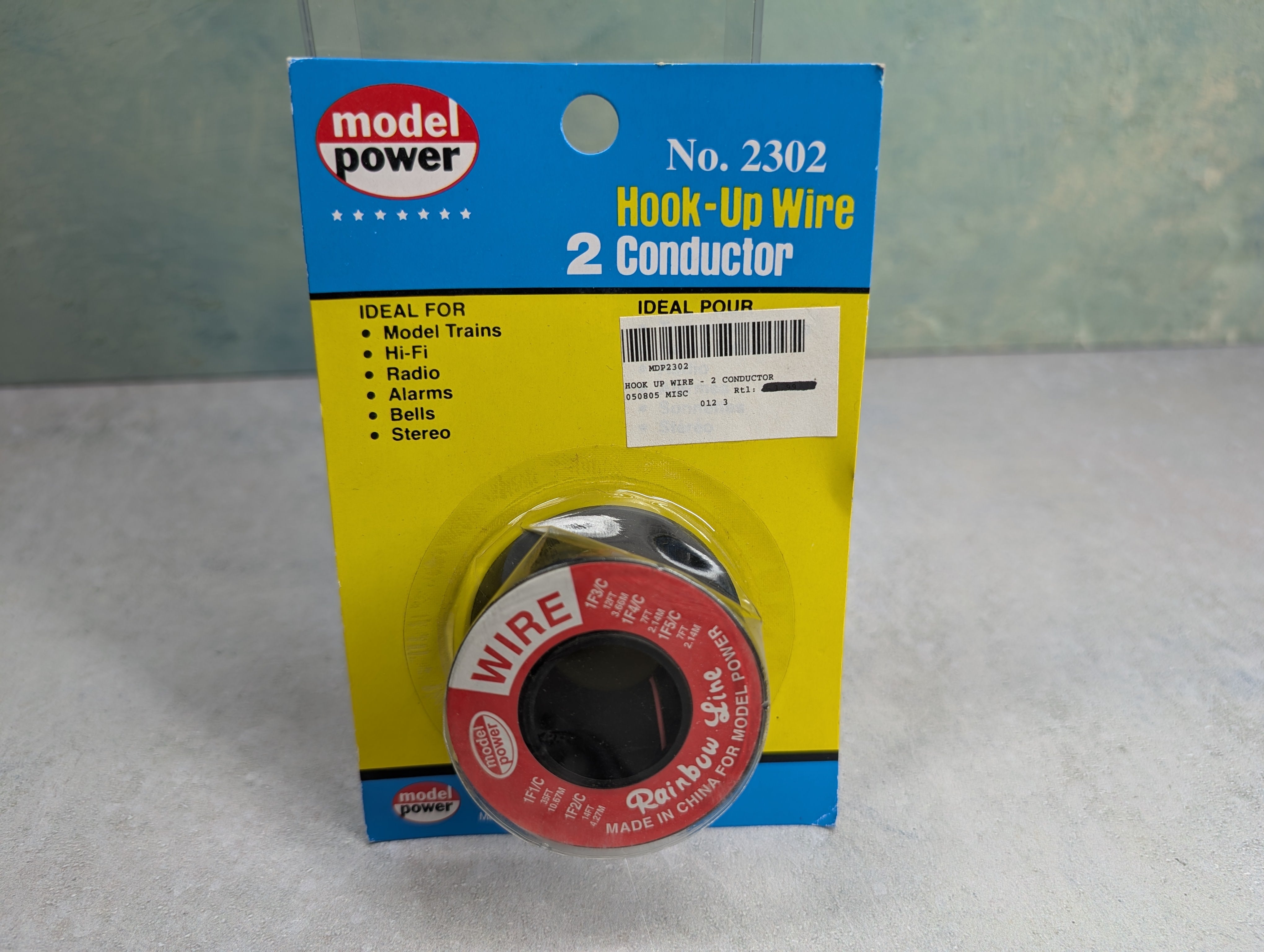 USED Model Power 2302 MULTI Scale Model Train Track/Accessory Wire (2 Conductor) - Sealed