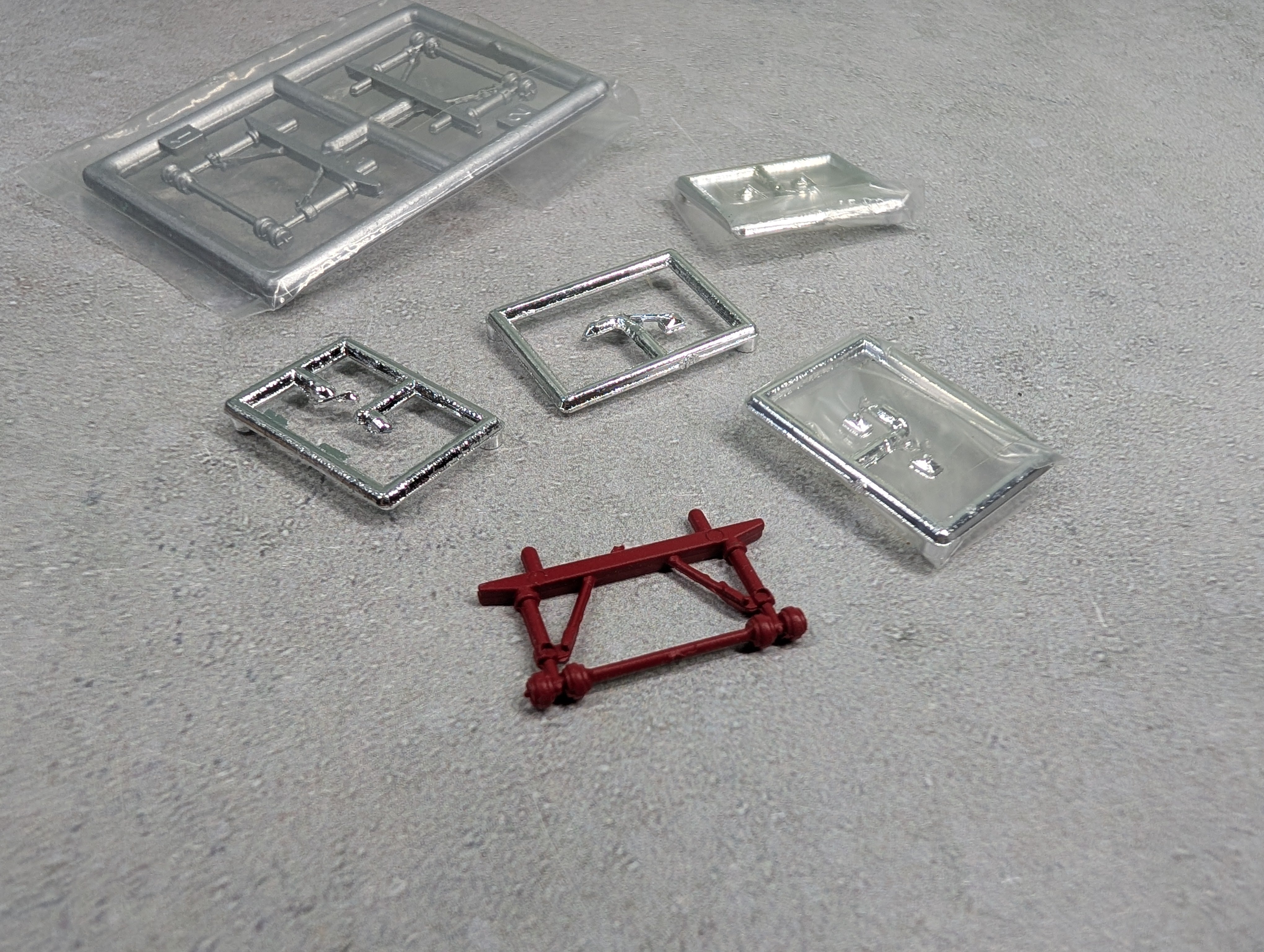 USED HO Scale Various Truck & Trailer Detail Parts