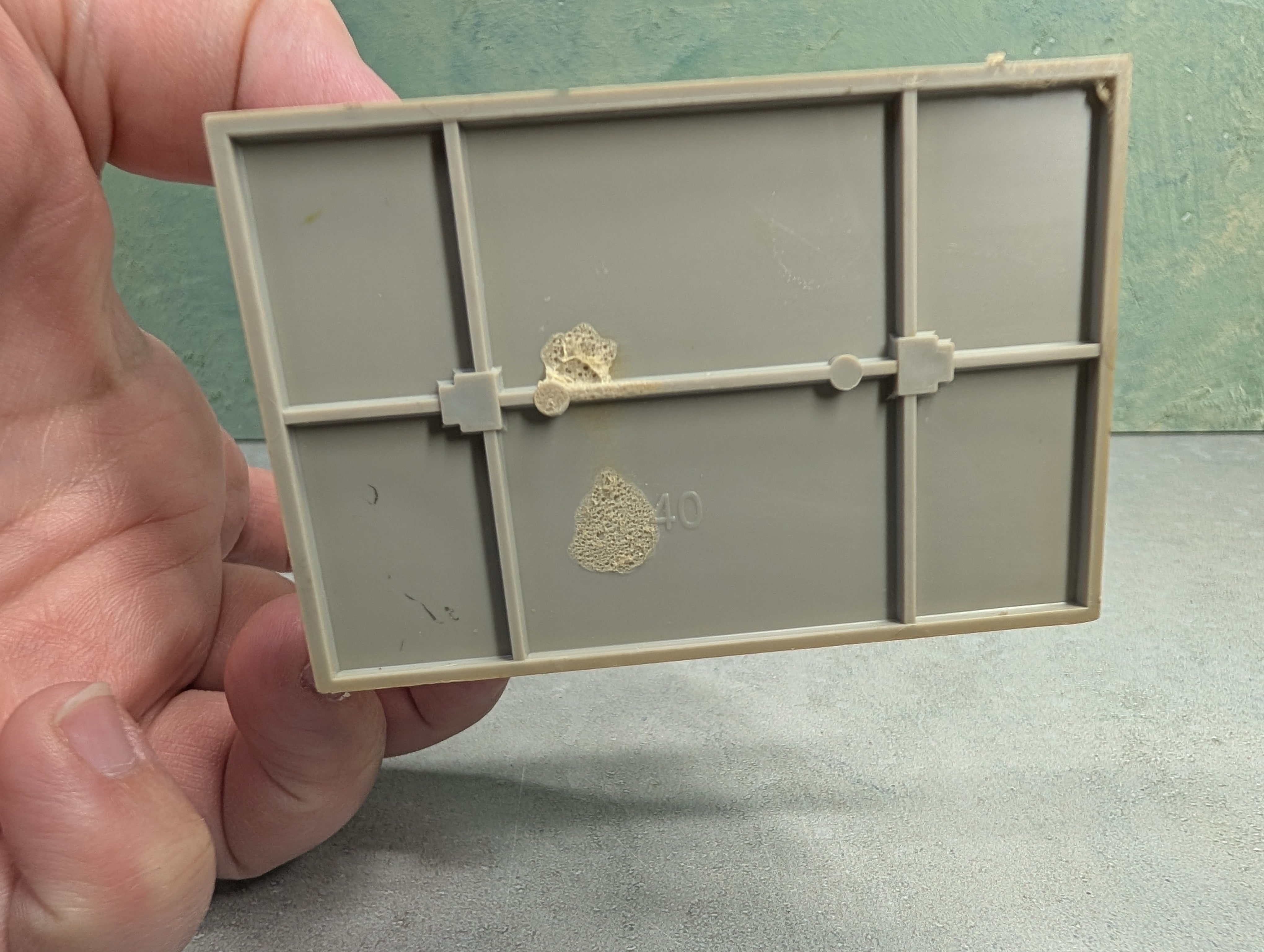 USED HO Scale Small Station Platform Weathered Roof