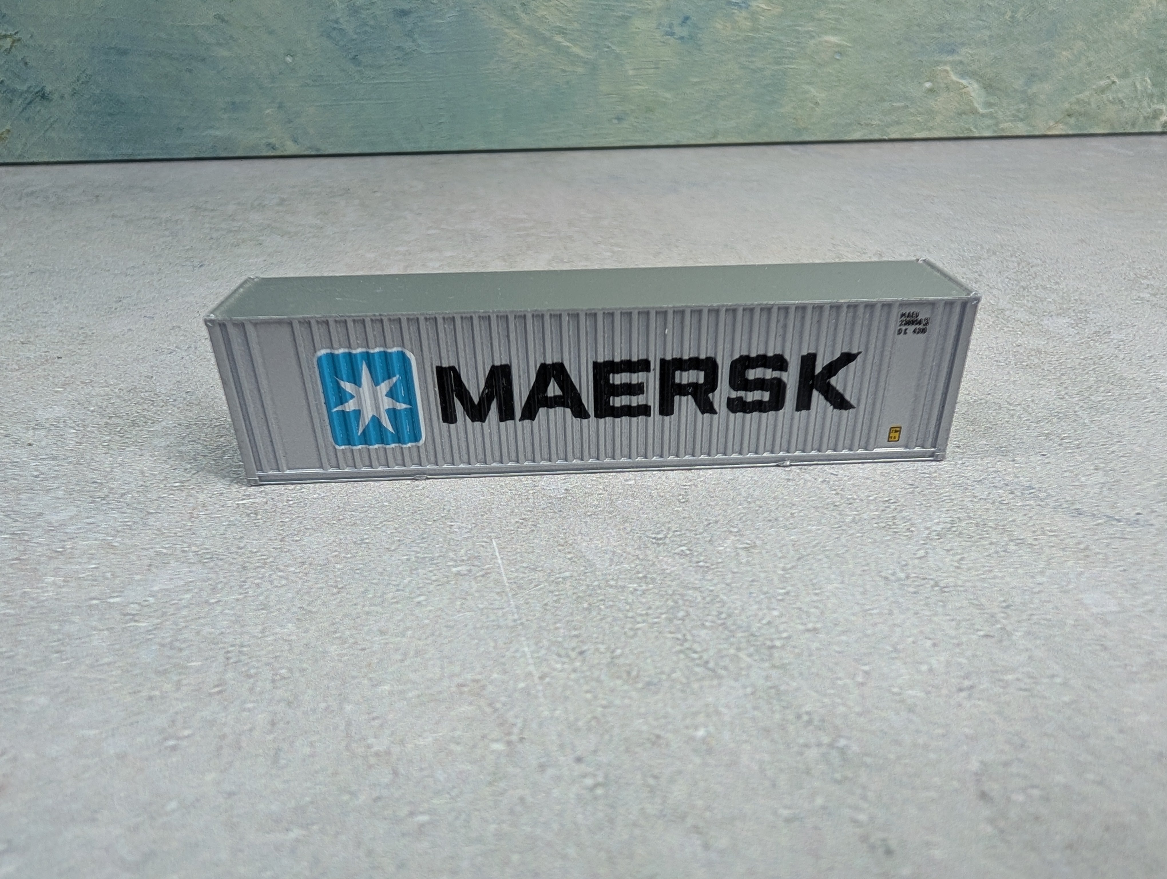 USED Walthers N Scale 40' Container Maersk MAEU #2389563