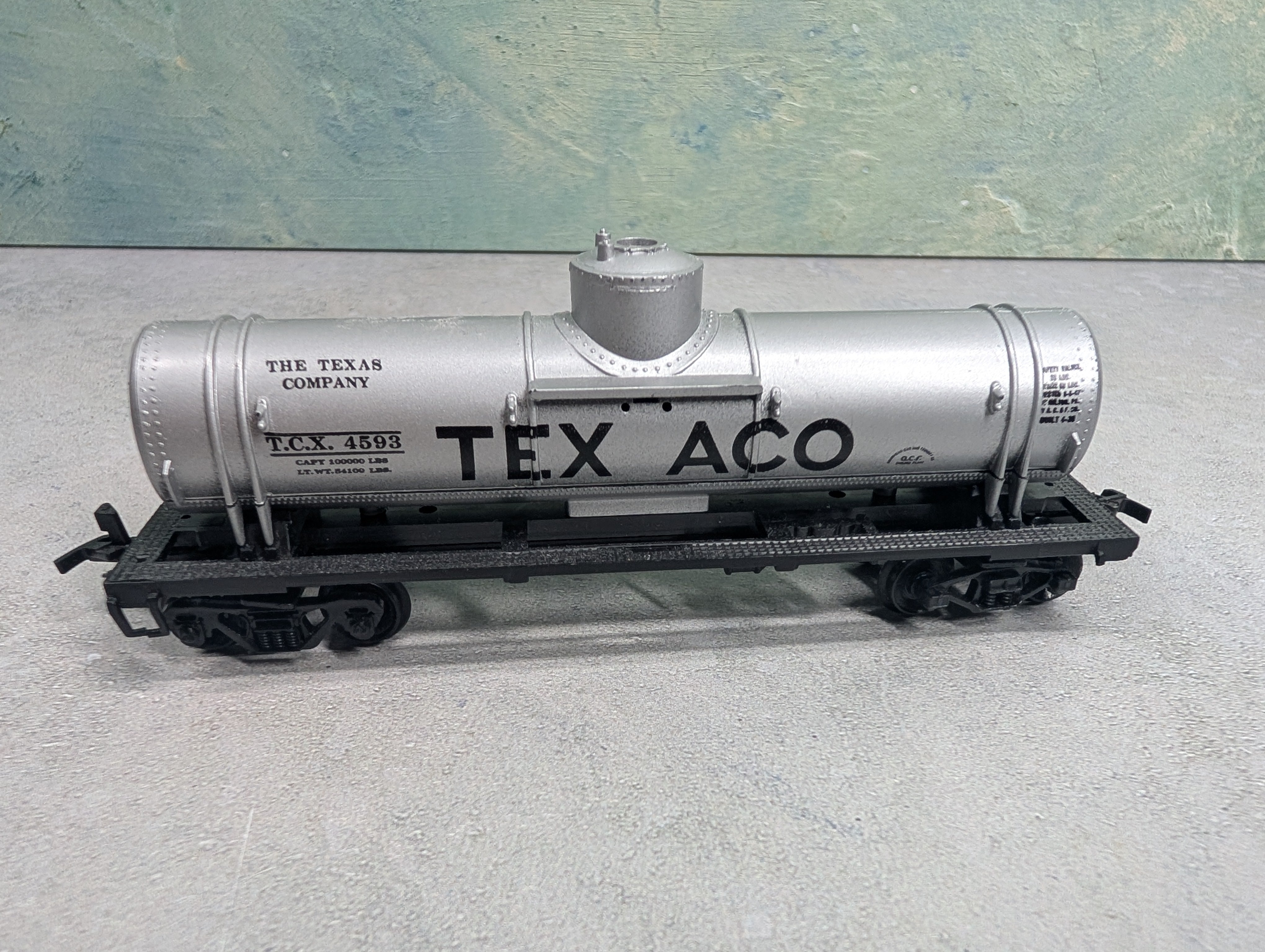 USED HO Scale Single Dome Tank Car Texaco TCX #4593
