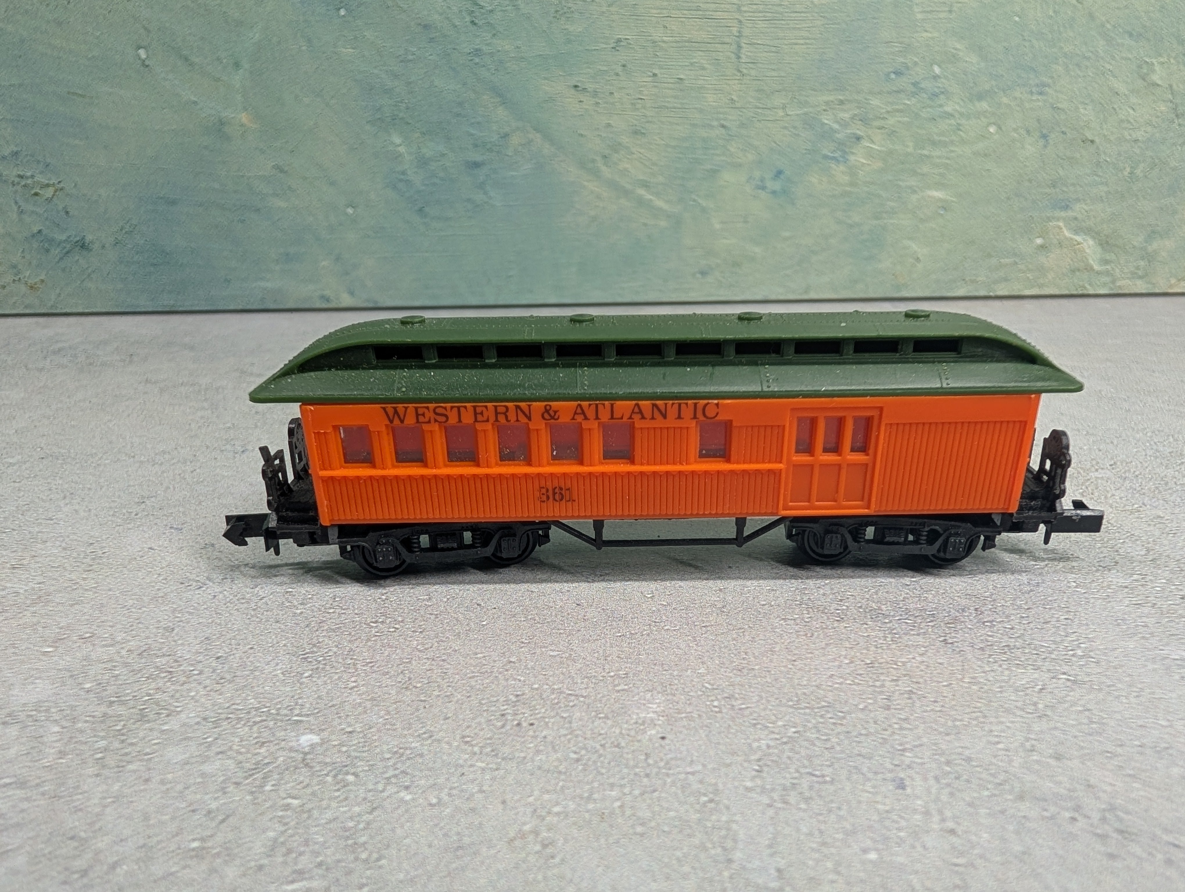 USED Arnold Rapido N Scale Old Time Combination Passenger Car Western & Atlantic #361