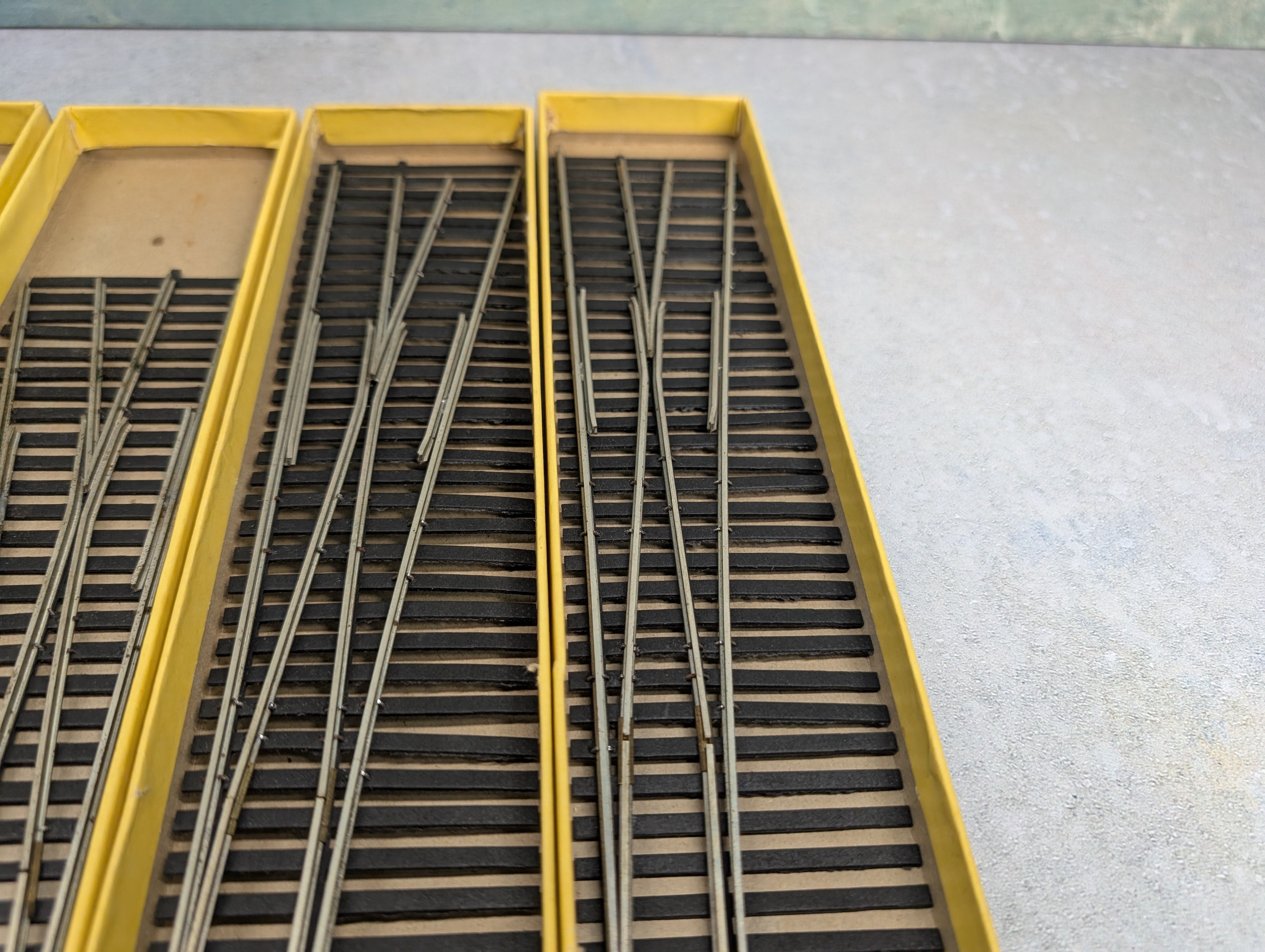 USED Bob Peare HO Scale Lot of No 6 & No 4 Switches Vintage (4 pcs)