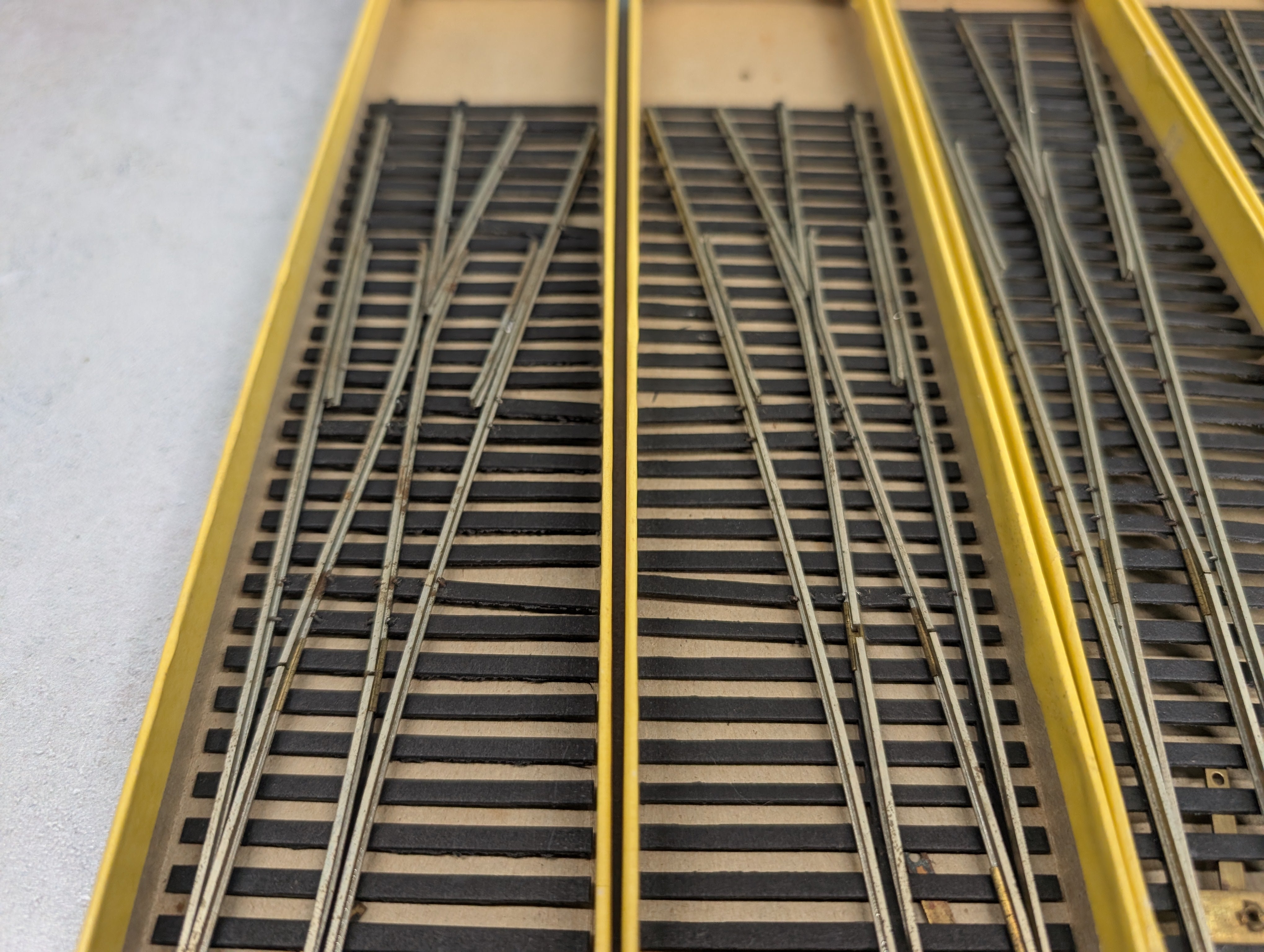 USED Bob Peare HO Scale Lot of No 6 & No 4 Switches Vintage (4 pcs)