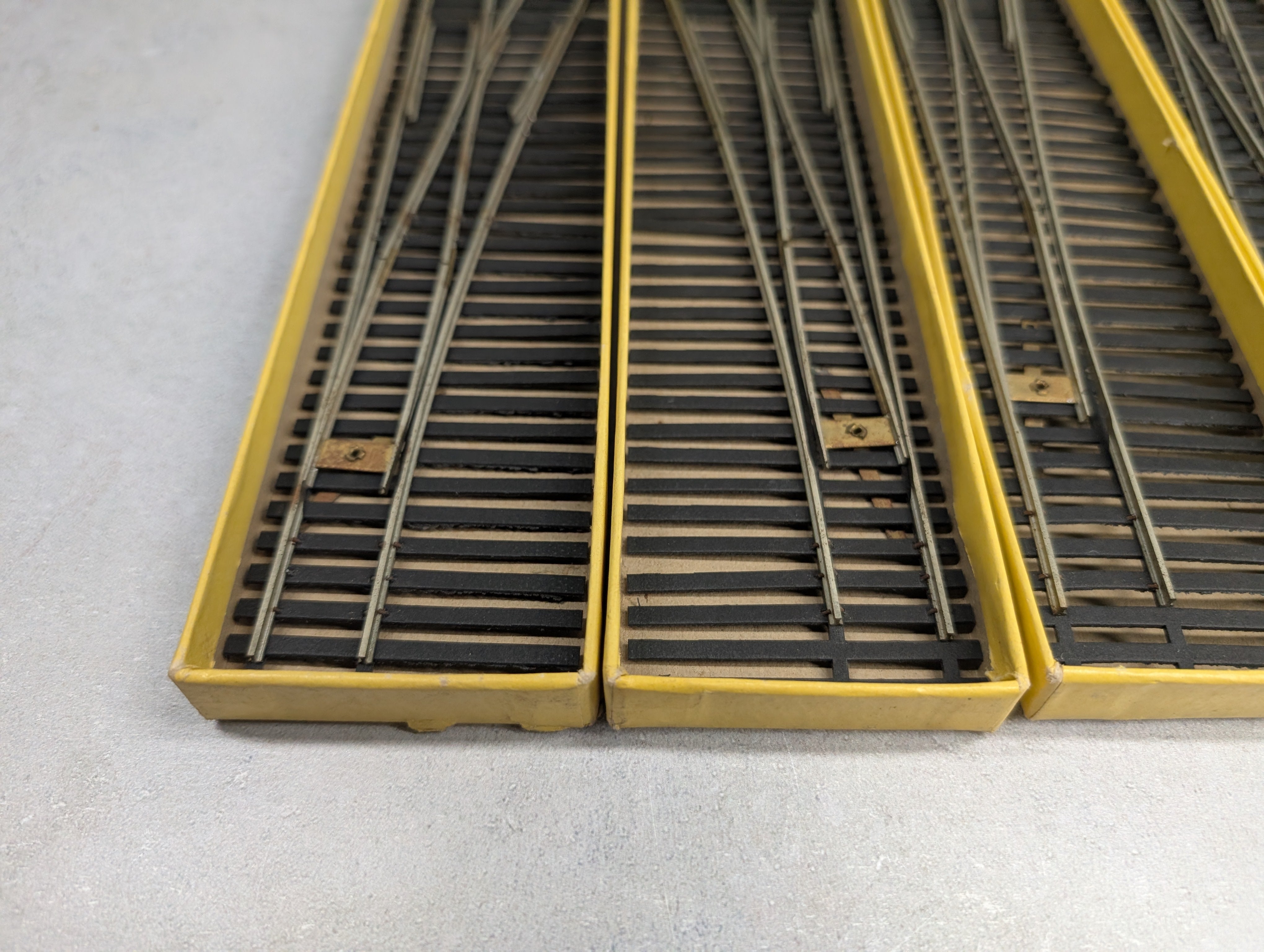 USED Bob Peare HO Scale Lot of No 6 & No 4 Switches Vintage (4 pcs)