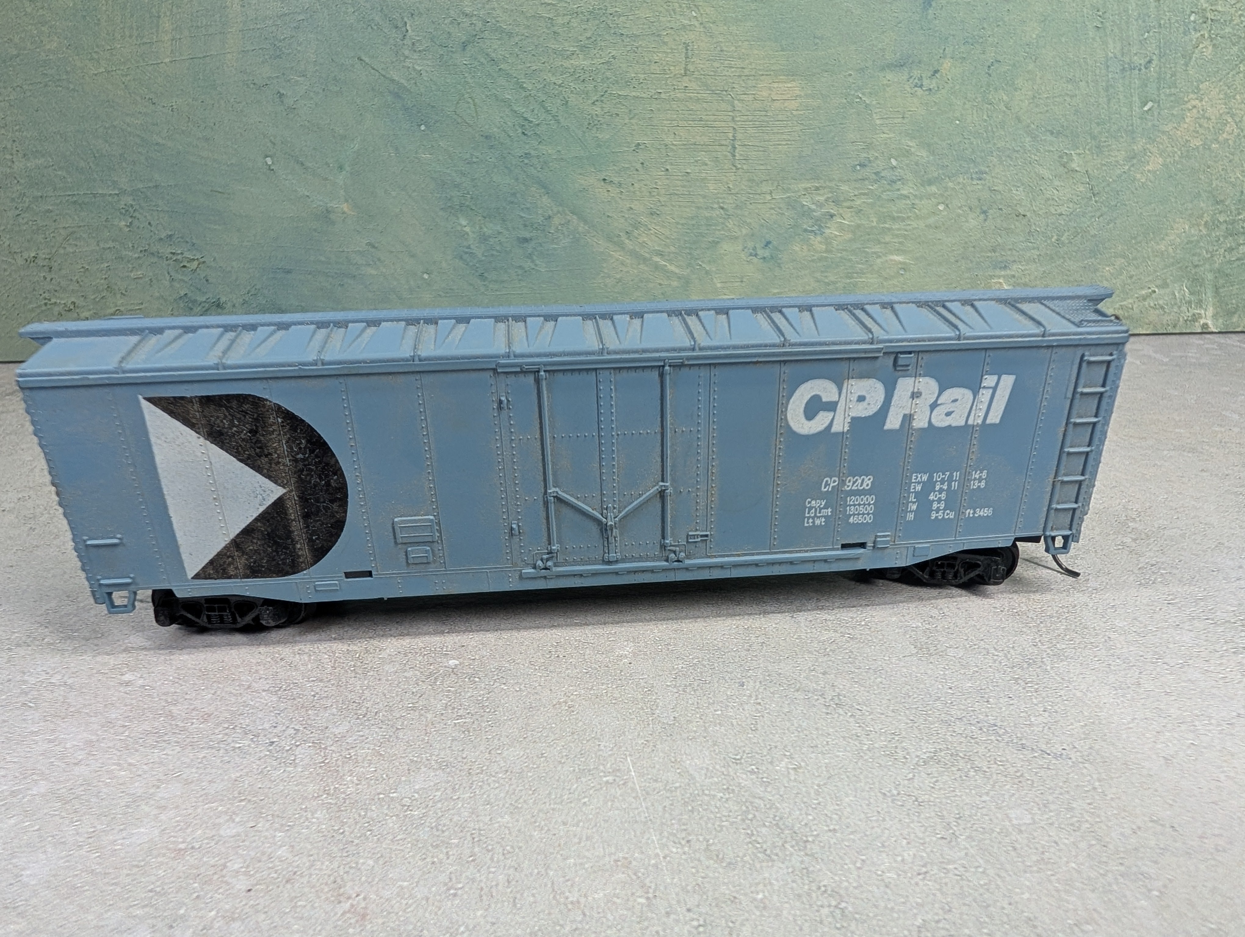 USED Tyco HO Scale 50' Box Car CP Rail CP #9208