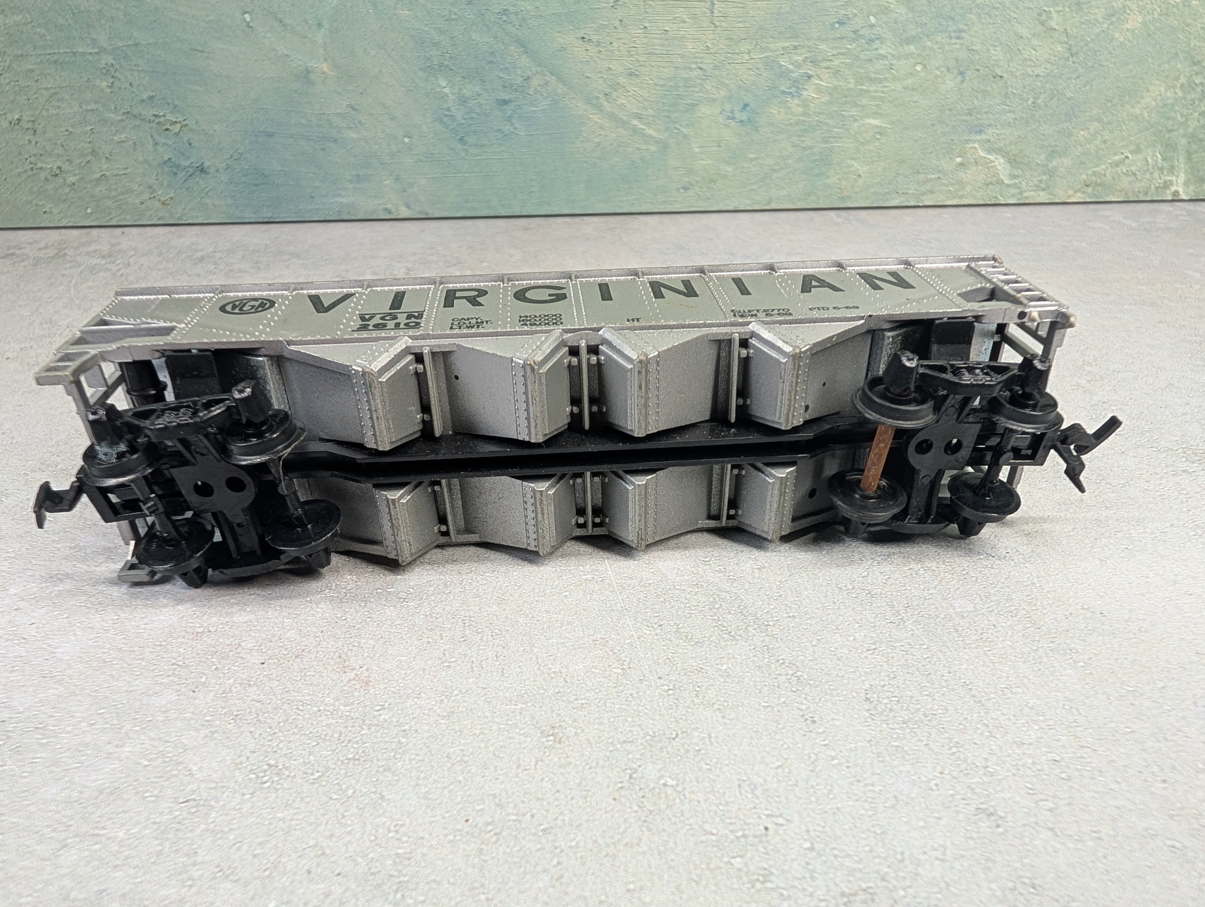 USED Tyco HO Scale Open Hopper Virginian VGN #2610