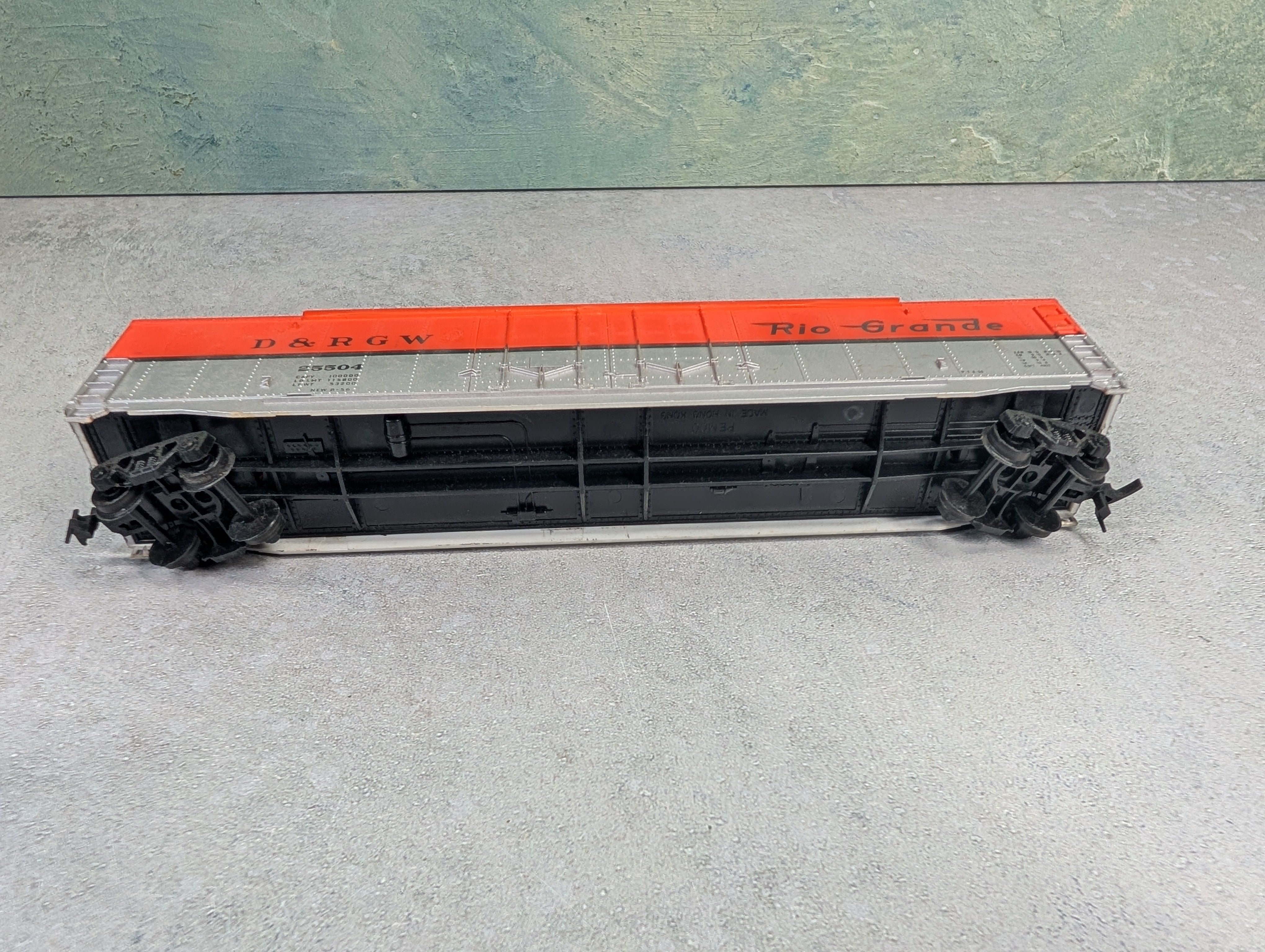USED Pemco HO Scale 60' Box Car Rio Grande D&RGW #25504