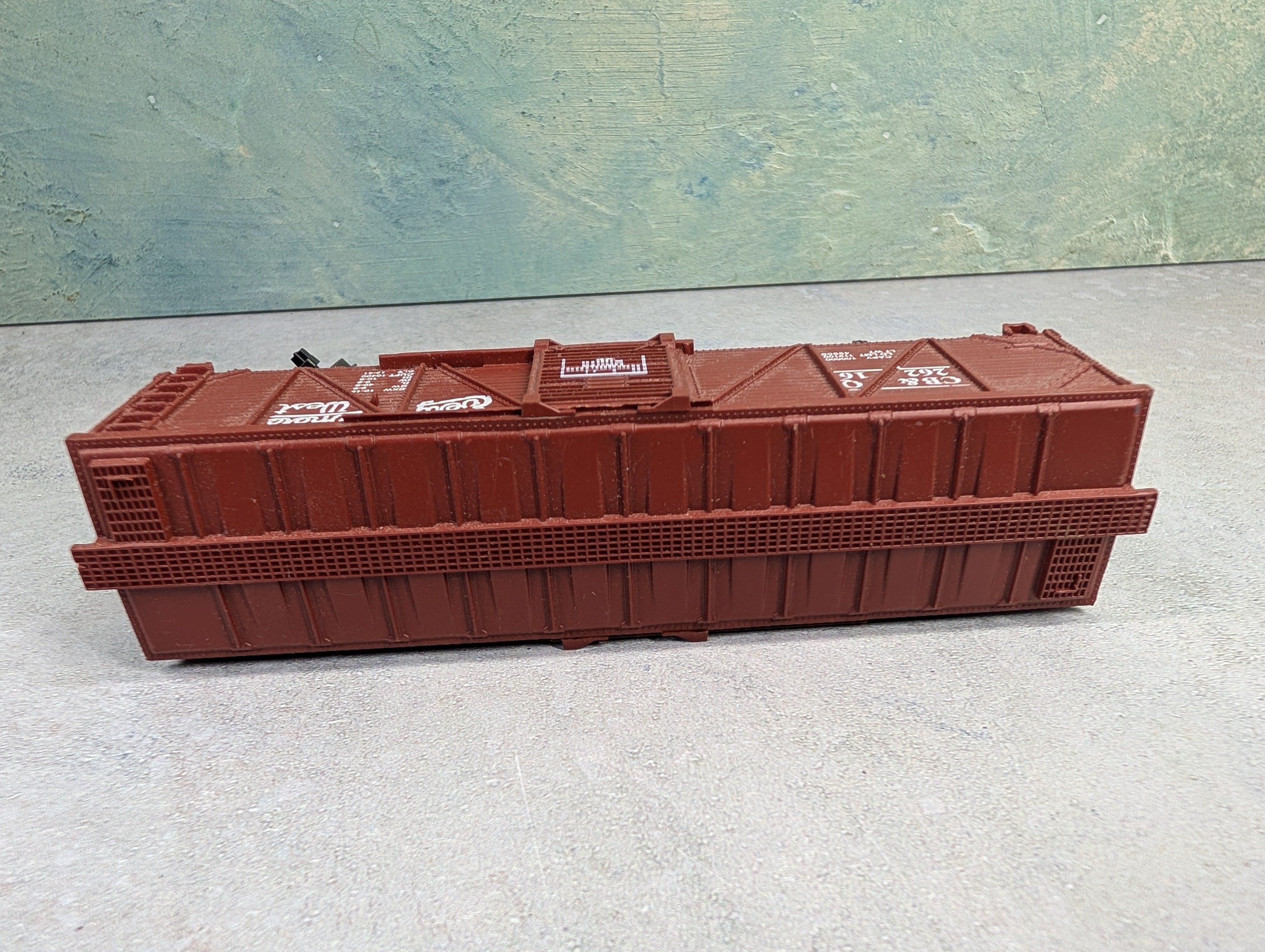 USED Life-Like HO Scale 40' Wooden Box Car CB&Q #26216