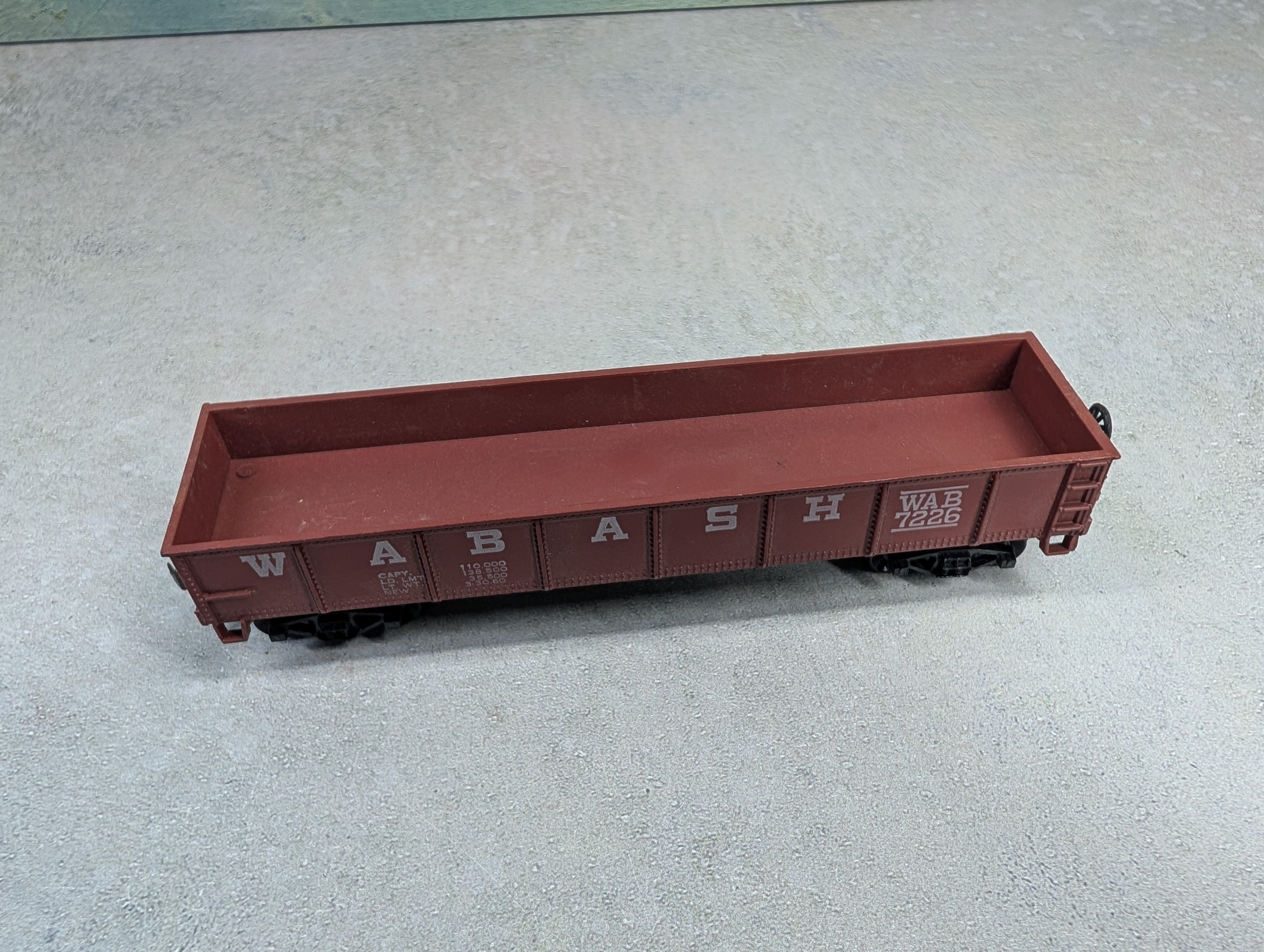 USED HO Scale Gondola Wabash WAB #7226