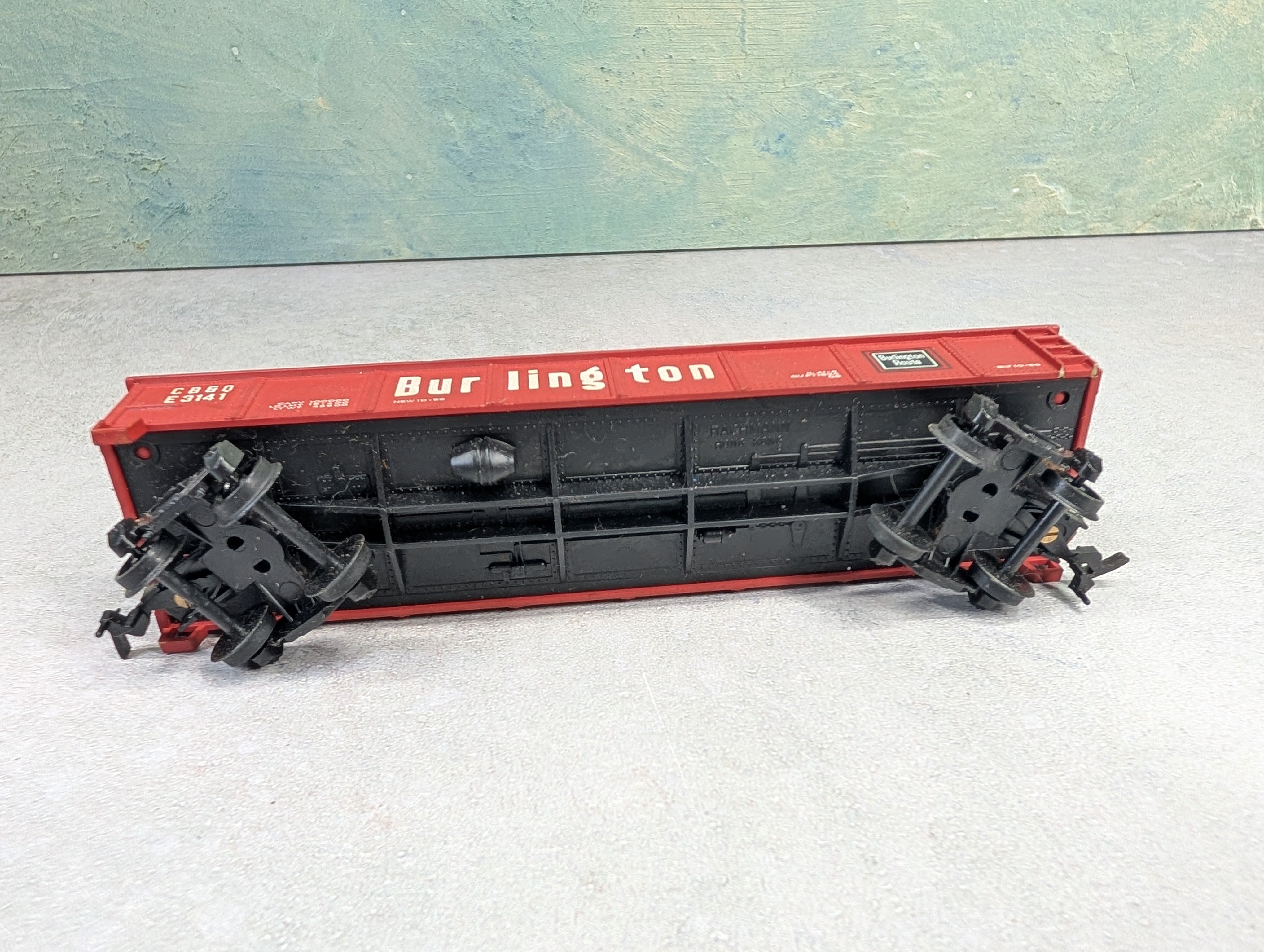 USED Bachmann HO Scale Gondola Burlington CB&Q #E3141
