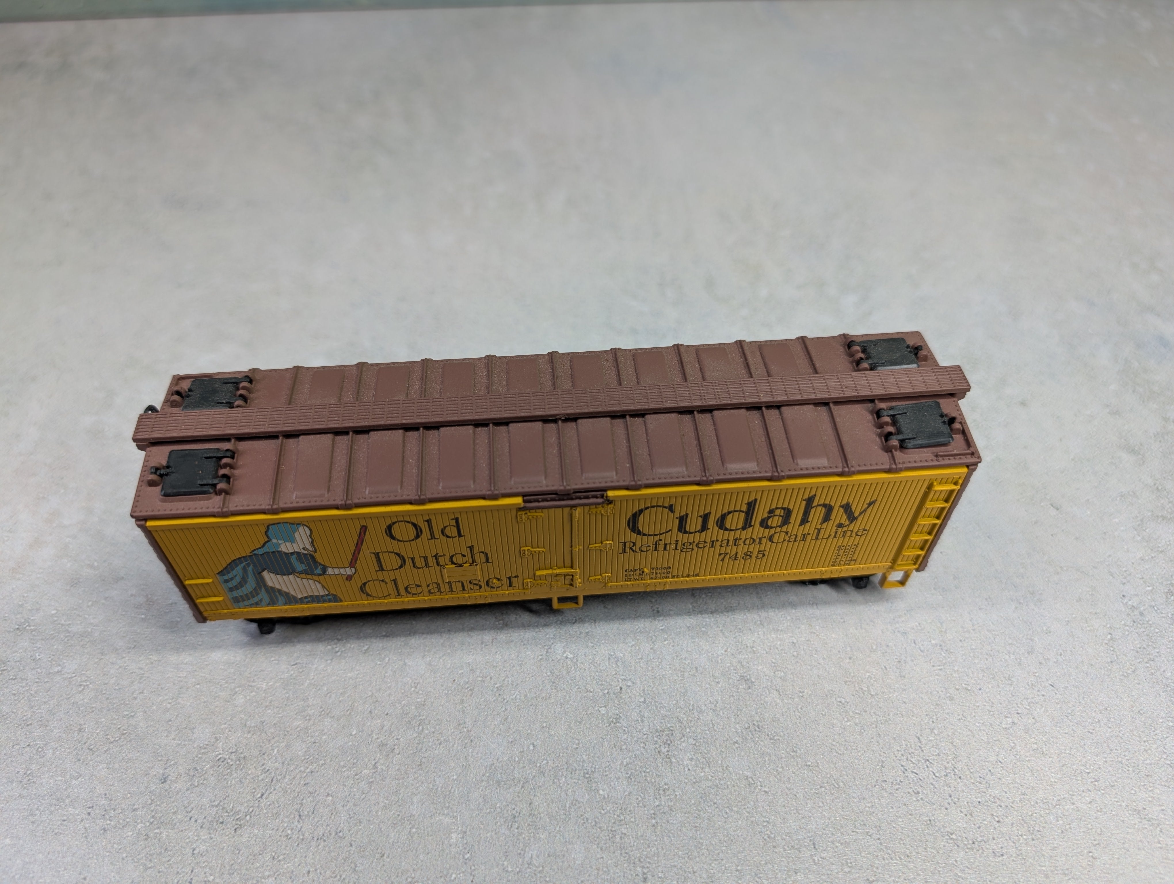 USED Athearn HO Scale 40' Wooden Billboard Box Car Old Dutch Cleanser Cudahy #7485