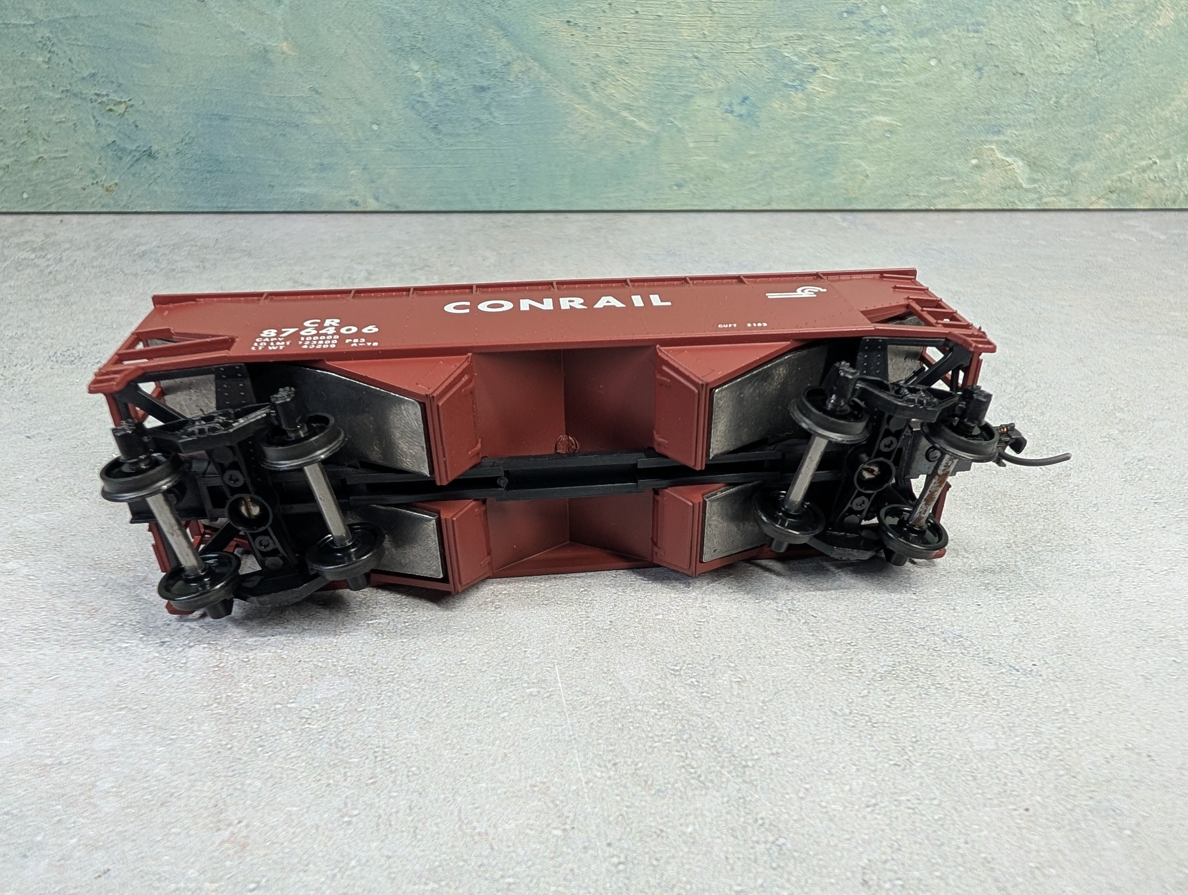 USED Athearn HO Scale 2 Bay Open Hopper Conrail CR #876406