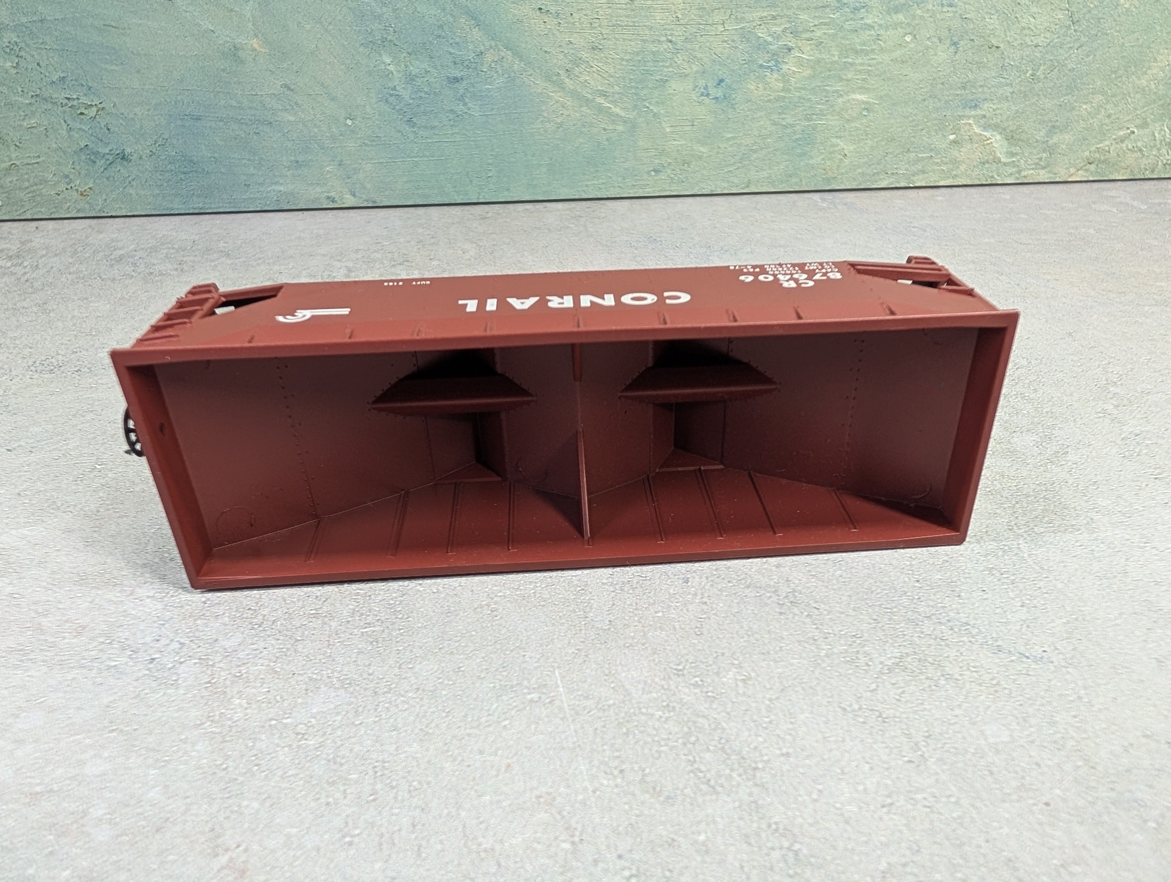 USED Athearn HO Scale 2 Bay Open Hopper Conrail CR #876406