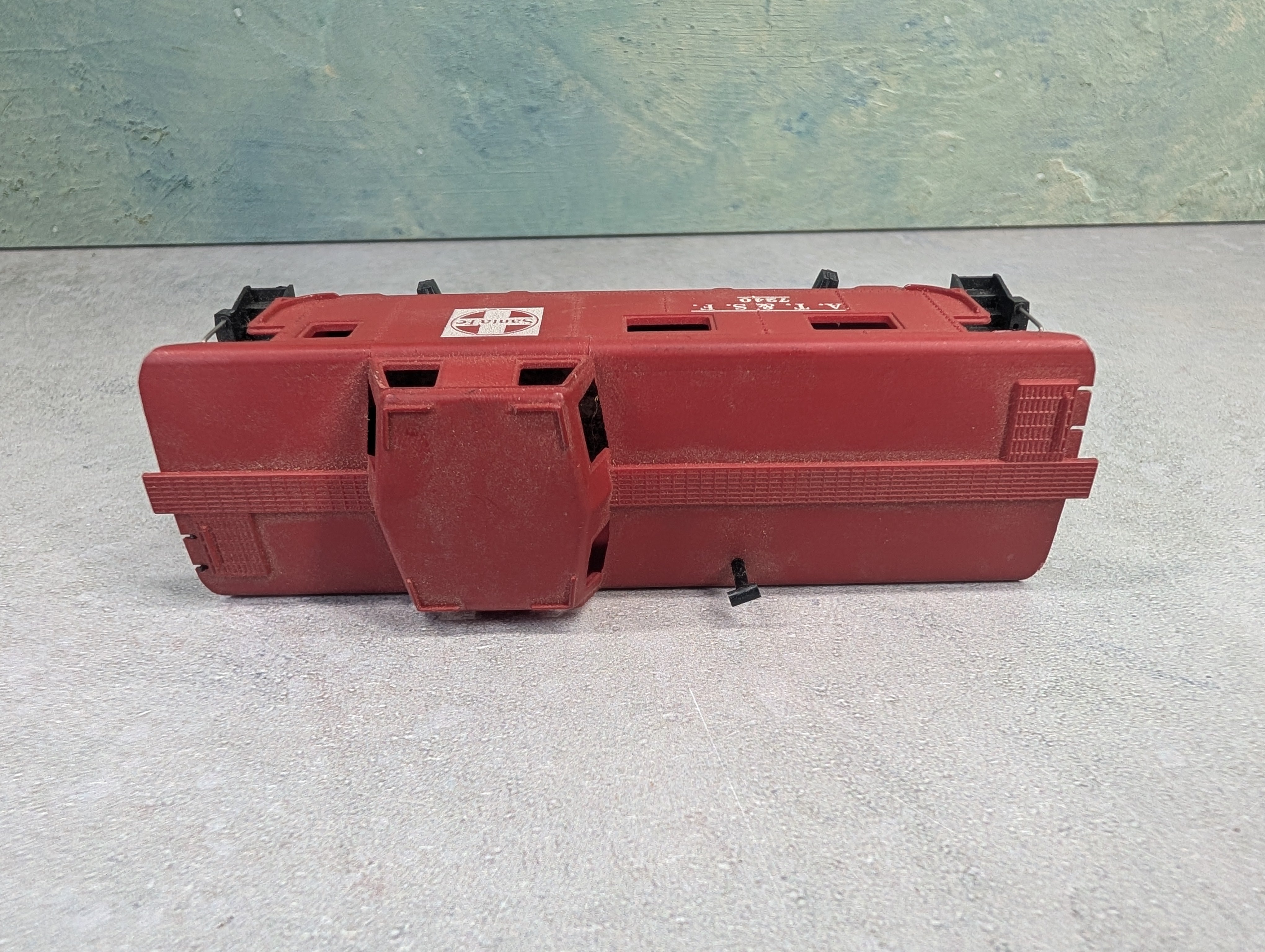 USED Tyco HO Scale Caboose Santa Fe ATSF #7240