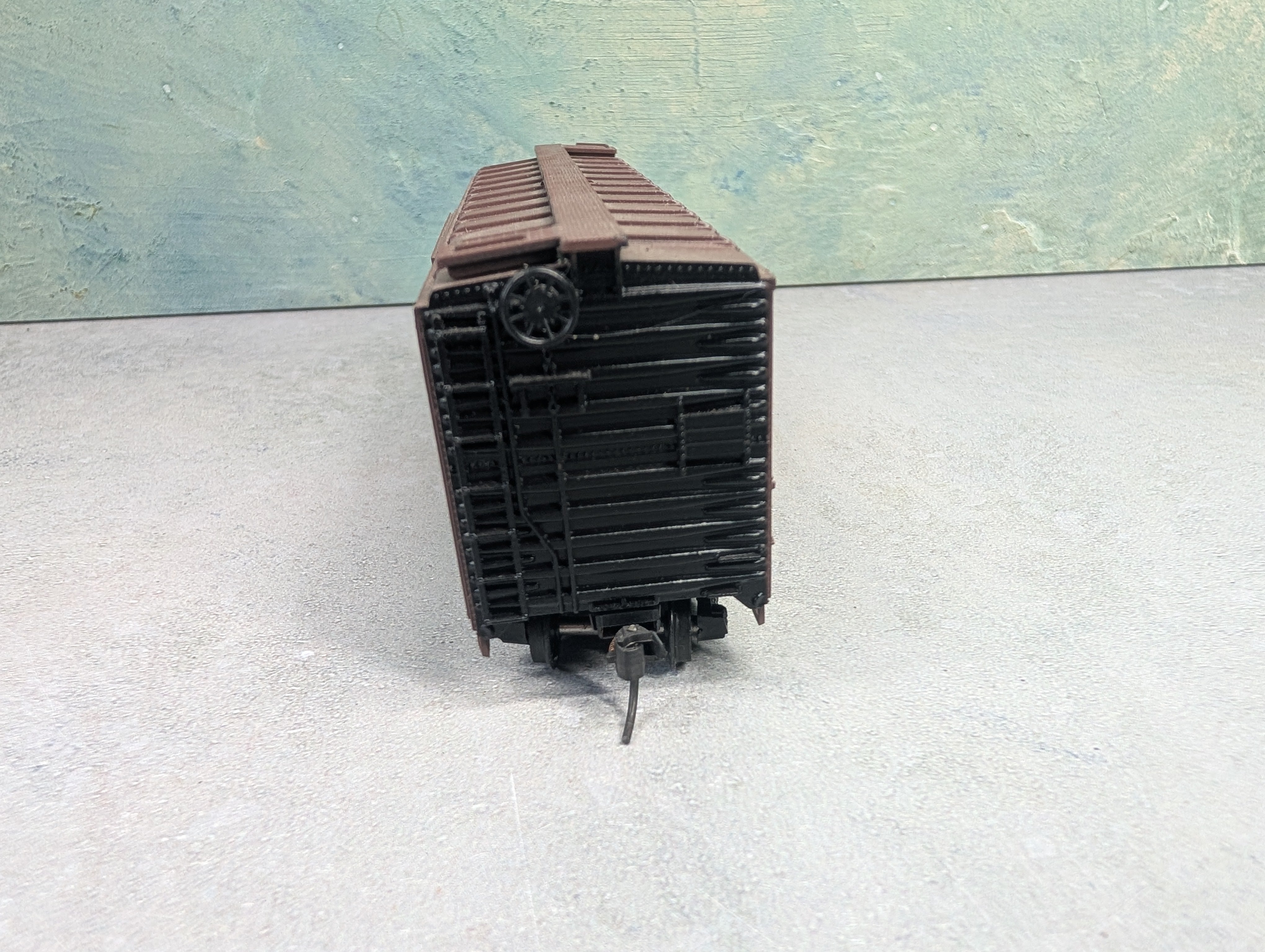 USED Athearn HO Scale 40' Wooden Box Car Erie #60592