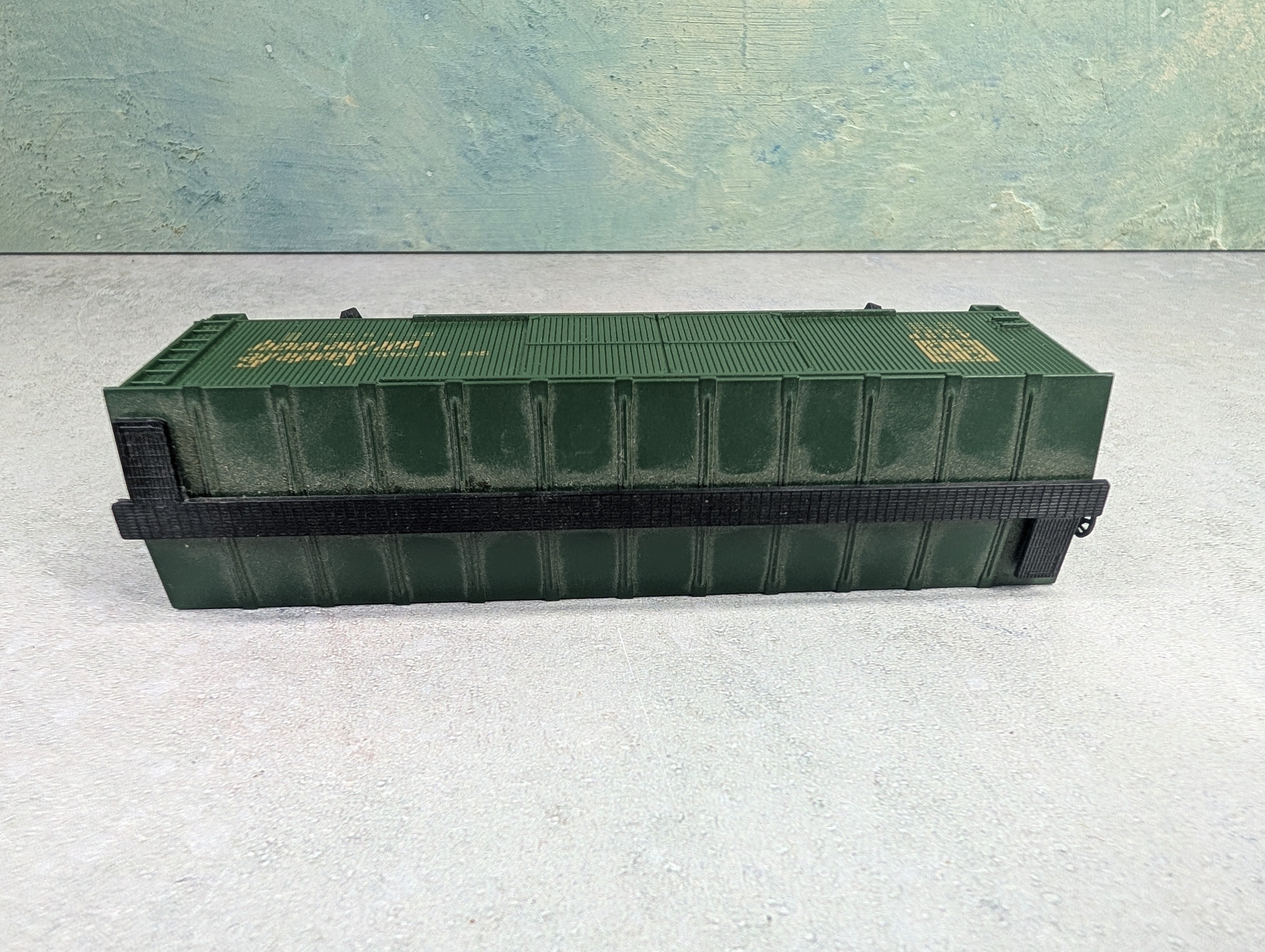 USED ROCO HO Scale 40' Wooden DD Box Car Santa Fe ATSF #67382
