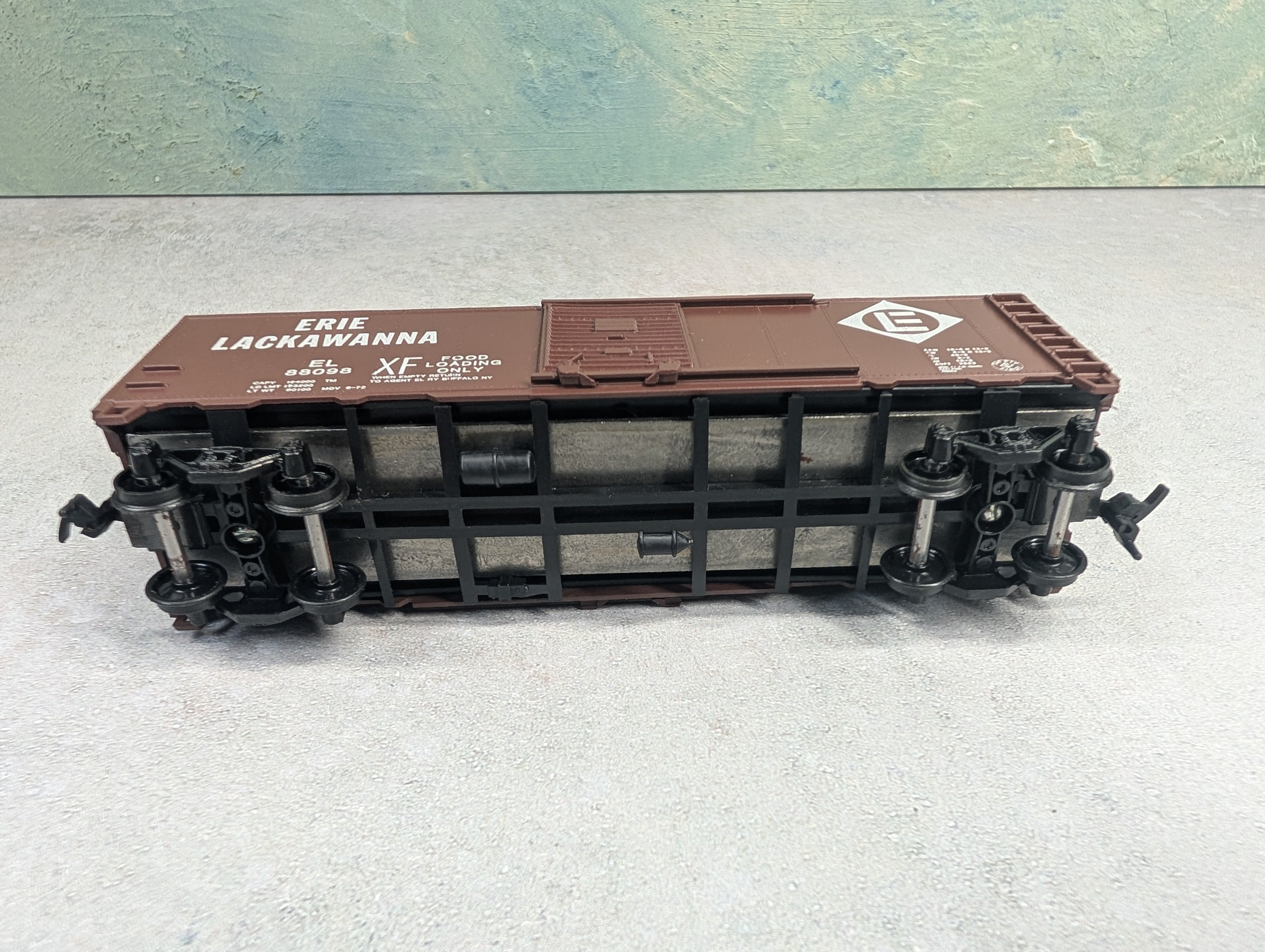 USED Athearn HO Scale 40' Box Car Erie Lackawanna EL #88098