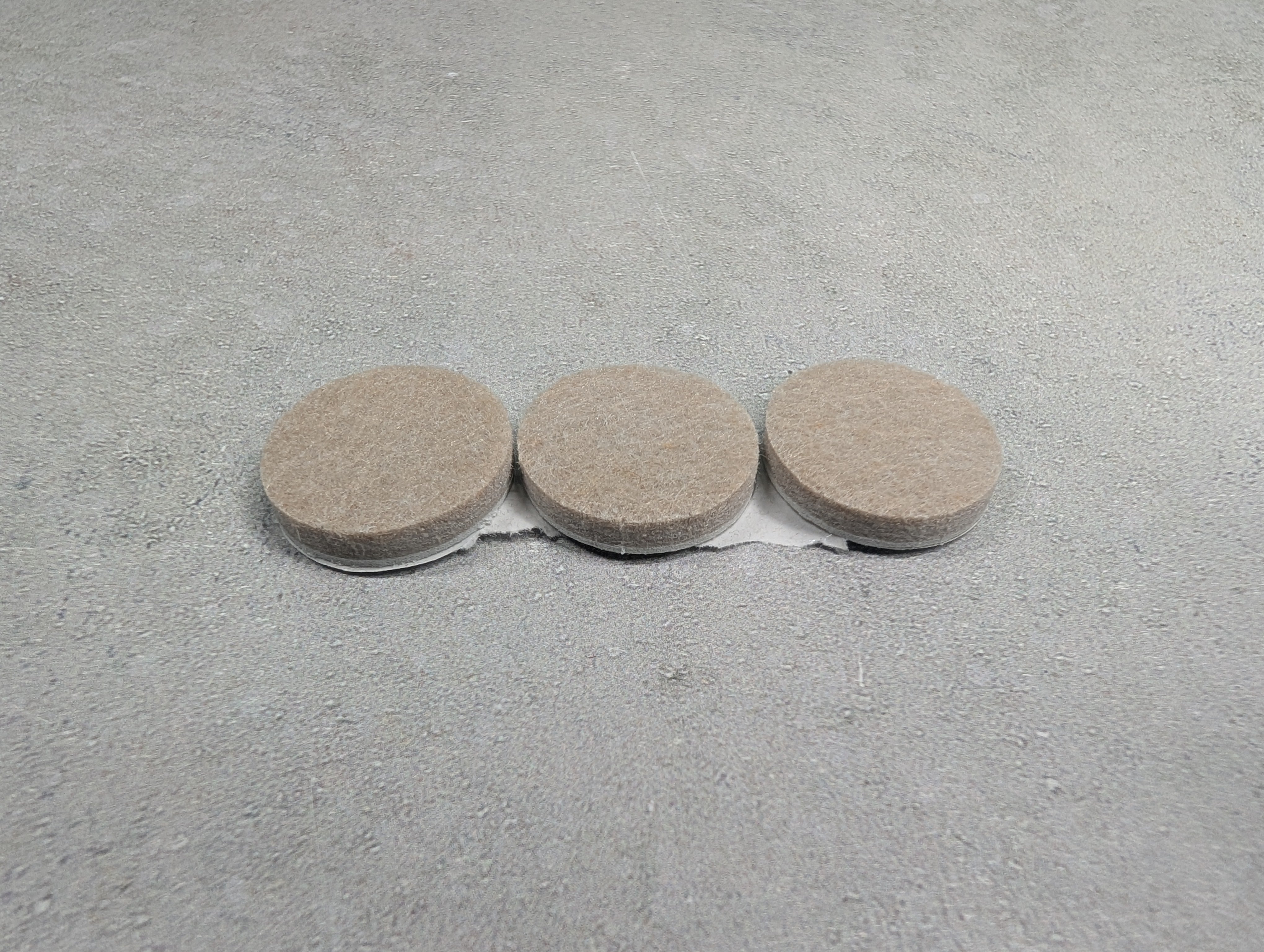 USED HO Scale Track Cleaning Car Replacement Felt Pads (3 pcs)