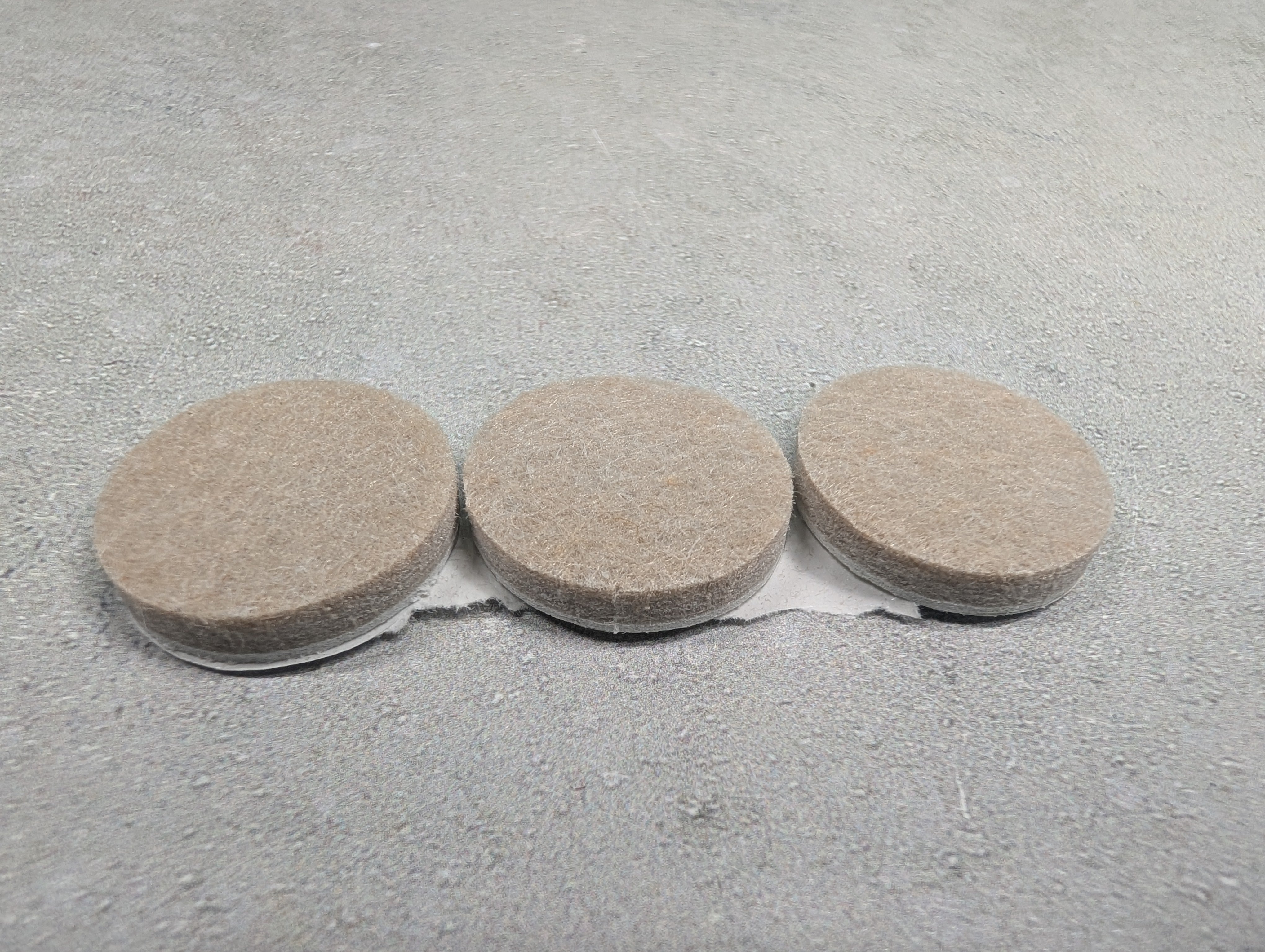 USED HO Scale Track Cleaning Car Replacement Felt Pads (3 pcs)