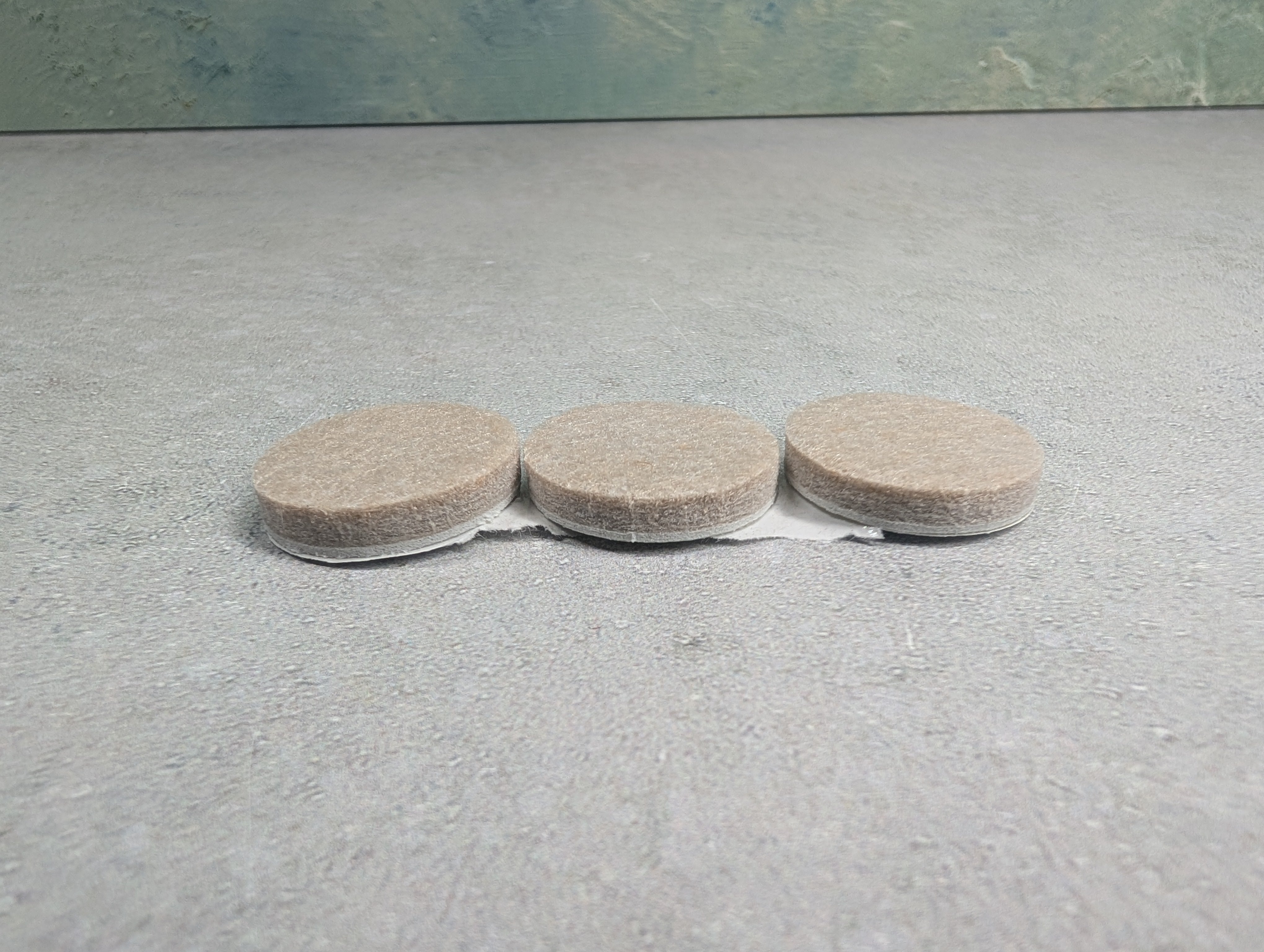 USED HO Scale Track Cleaning Car Replacement Felt Pads (3 pcs)