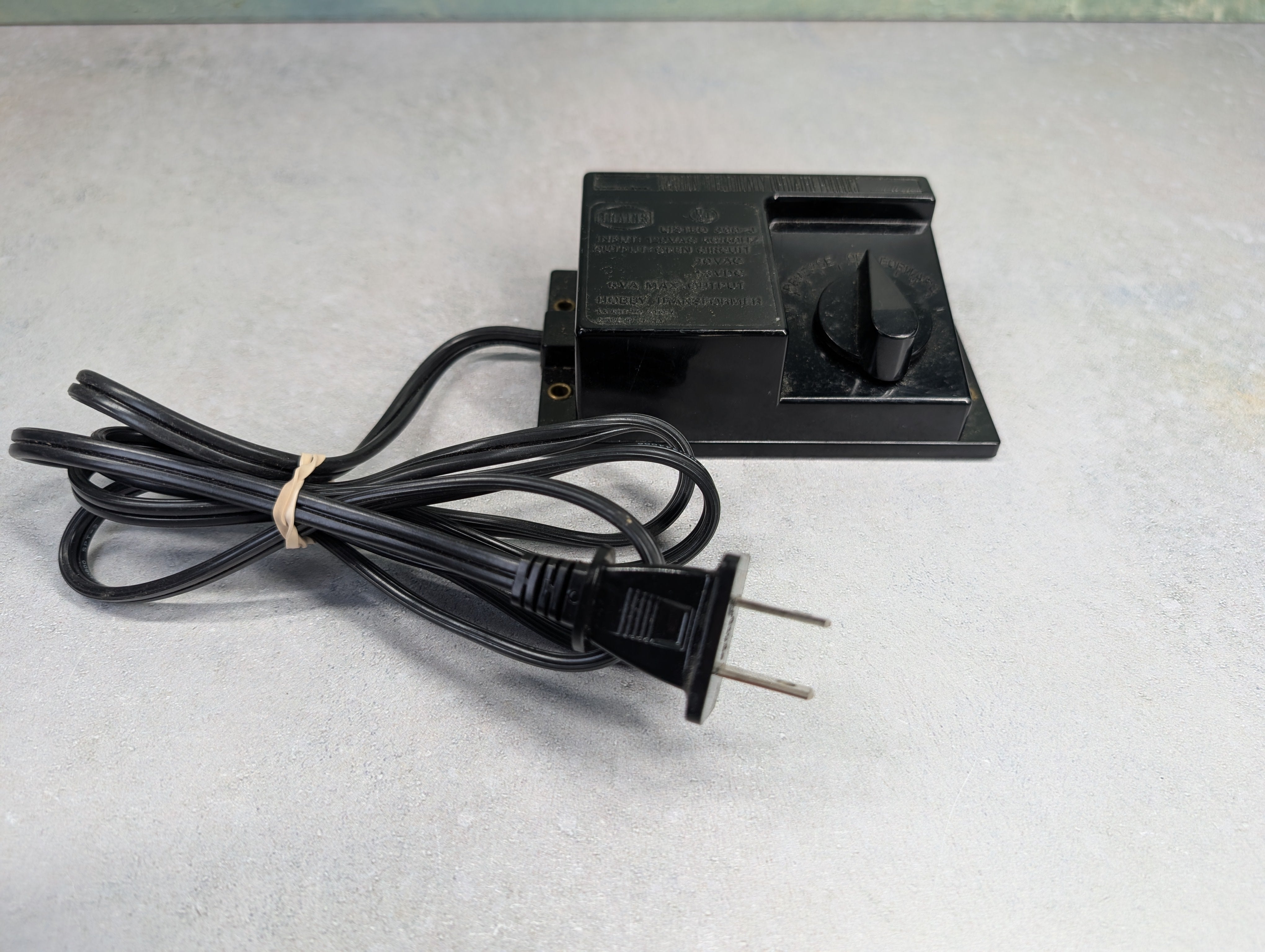 USED Life-Like HO Scale Black DC Hobby Transformer Tested