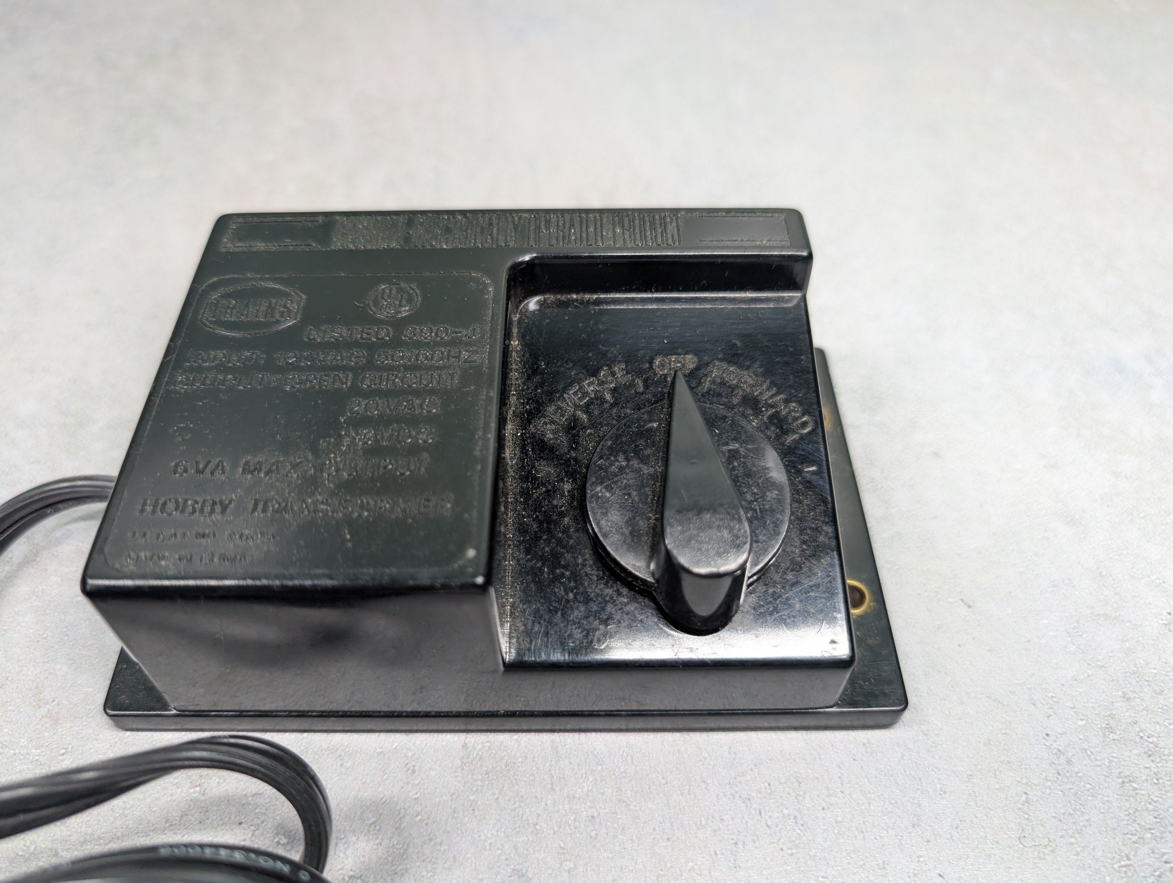 USED Life-Like HO Scale Black DC Hobby Transformer Tested