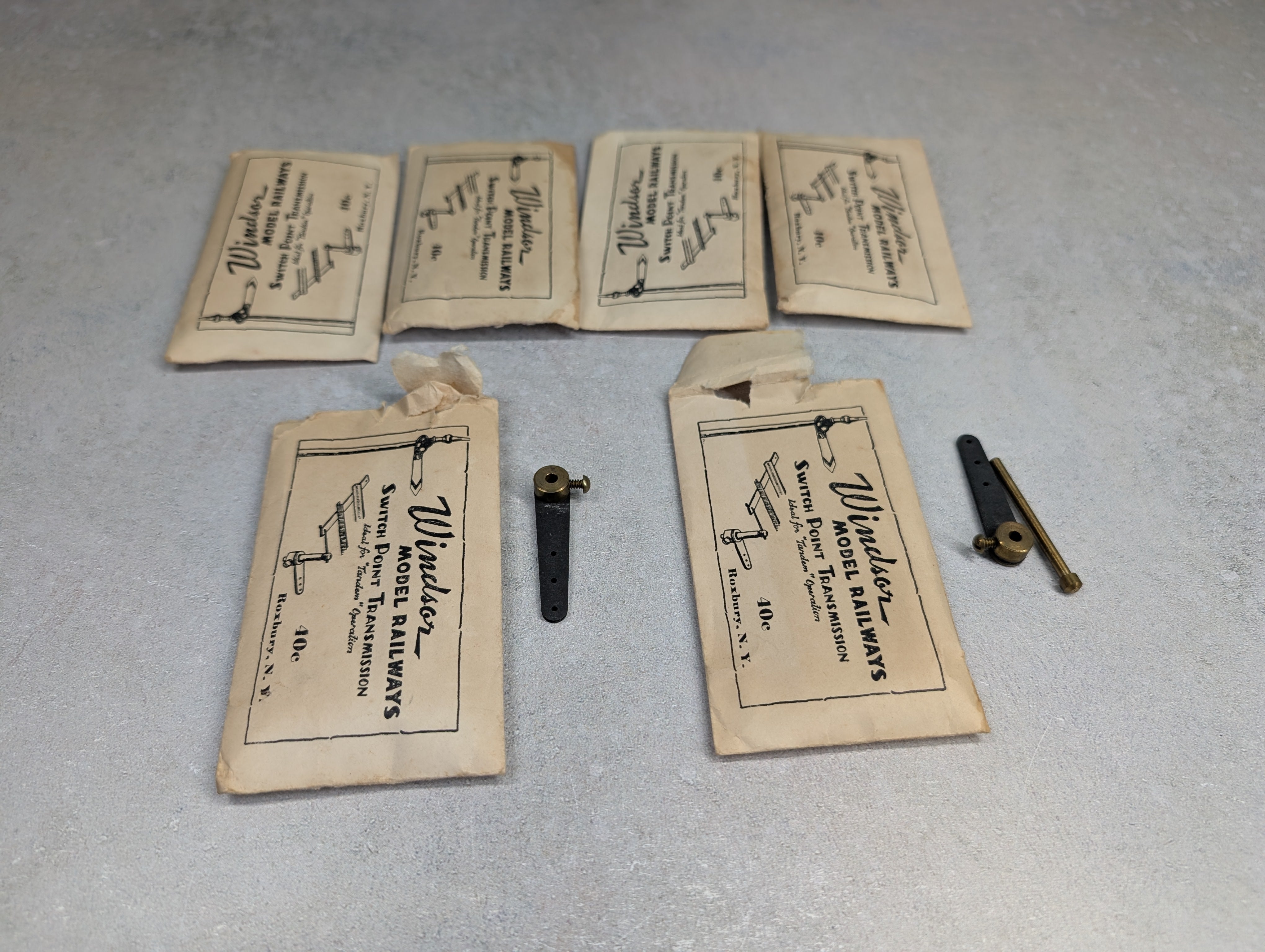 USED Windsor Model Railways HO Scale Lot of Switch Point Transmission Packs, Ideal for Tandem Operation