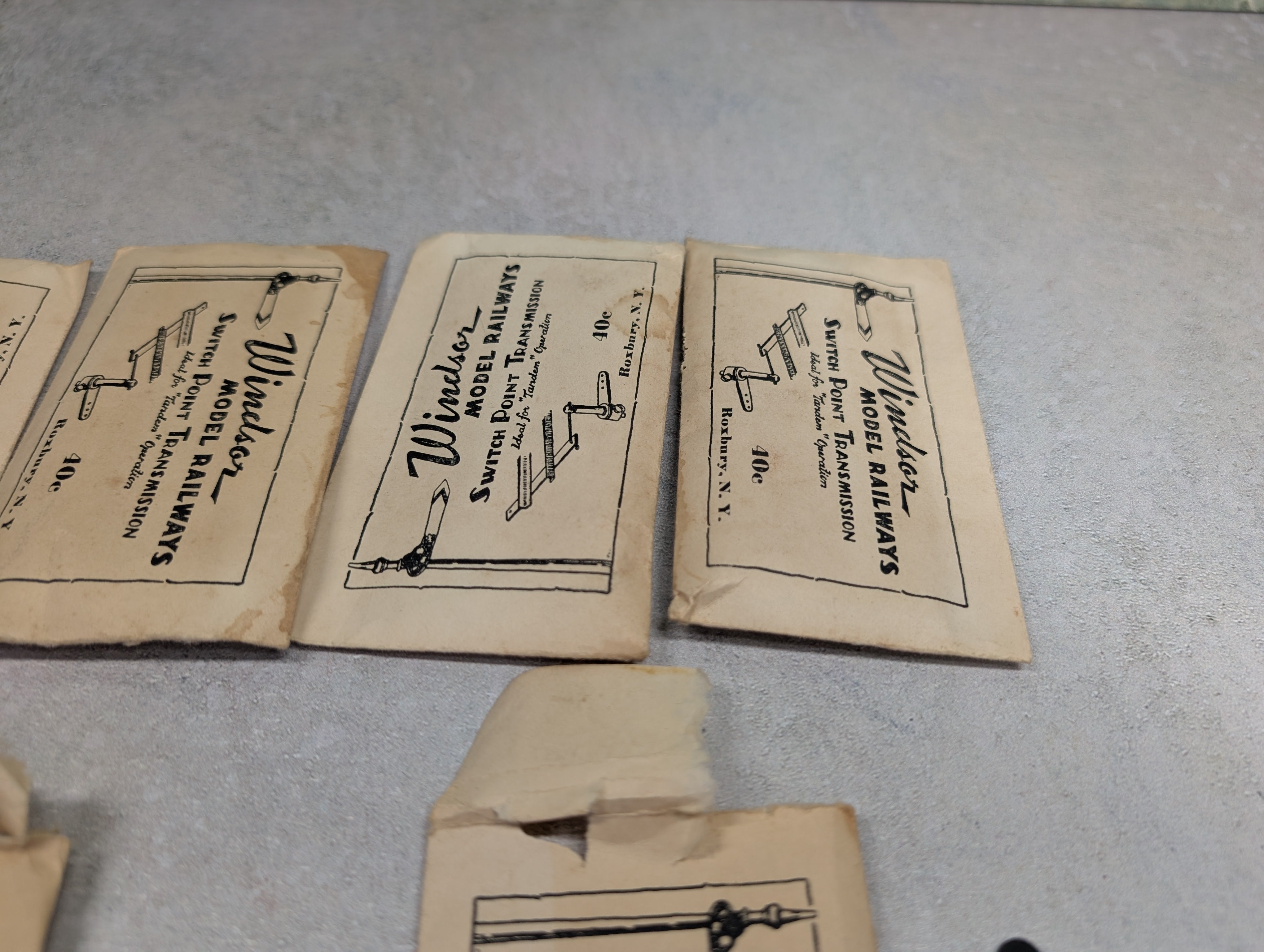 USED Windsor Model Railways HO Scale Lot of Switch Point Transmission Packs, Ideal for Tandem Operation