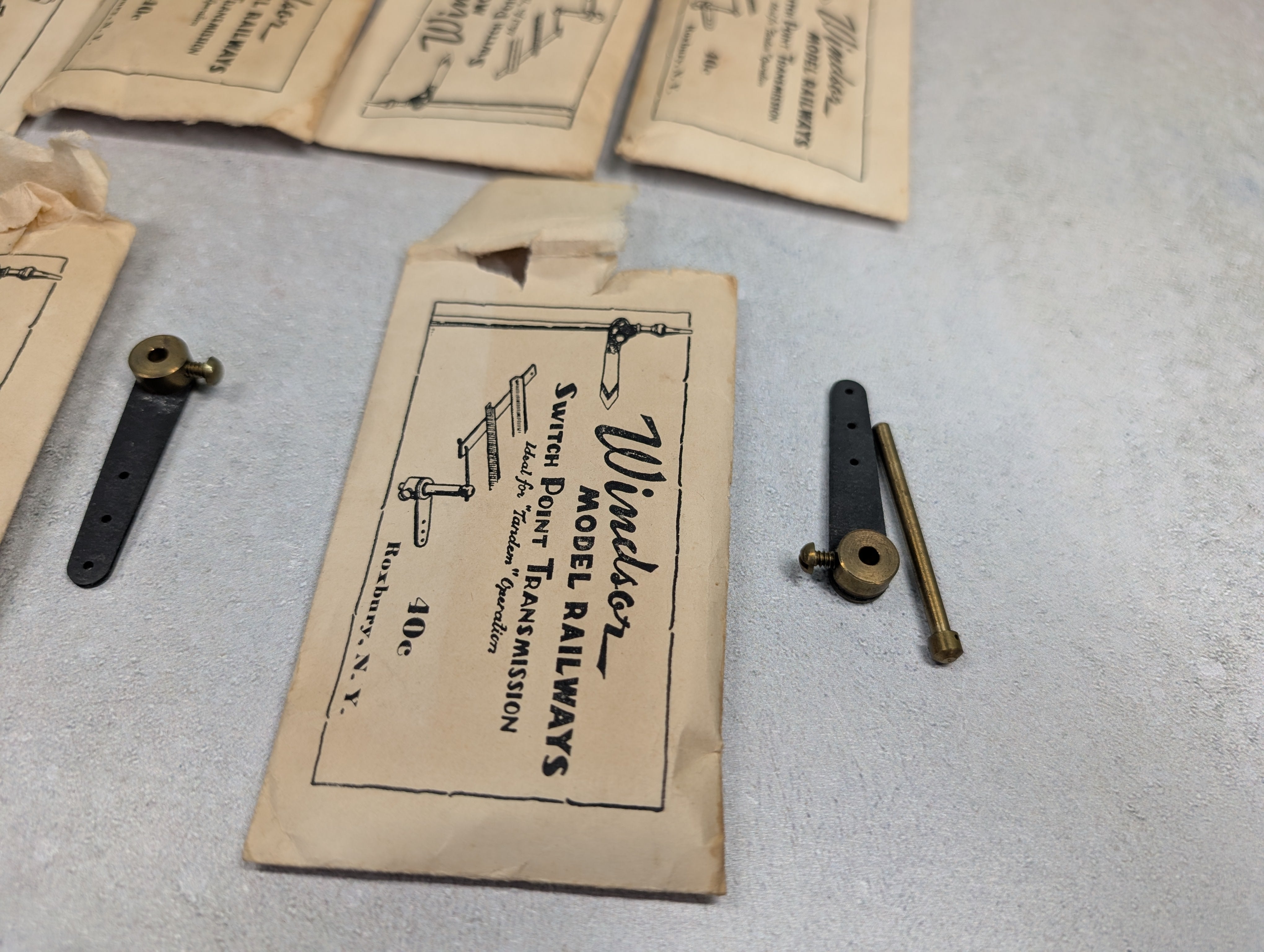 USED Windsor Model Railways HO Scale Lot of Switch Point Transmission Packs, Ideal for Tandem Operation