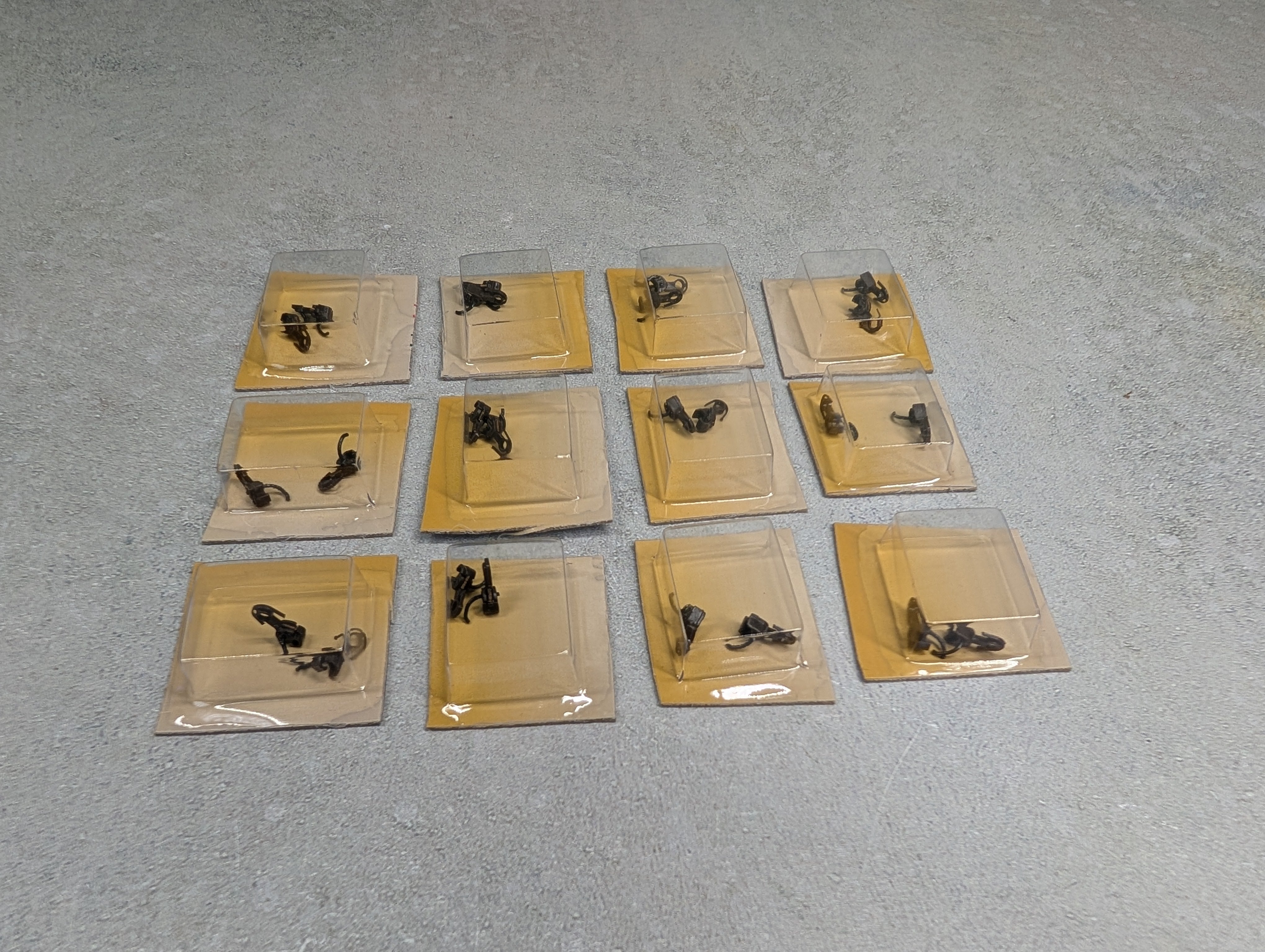 USED Bachmann N Scale Lot of Unopened EZ Coupler Packs (12 pcs)