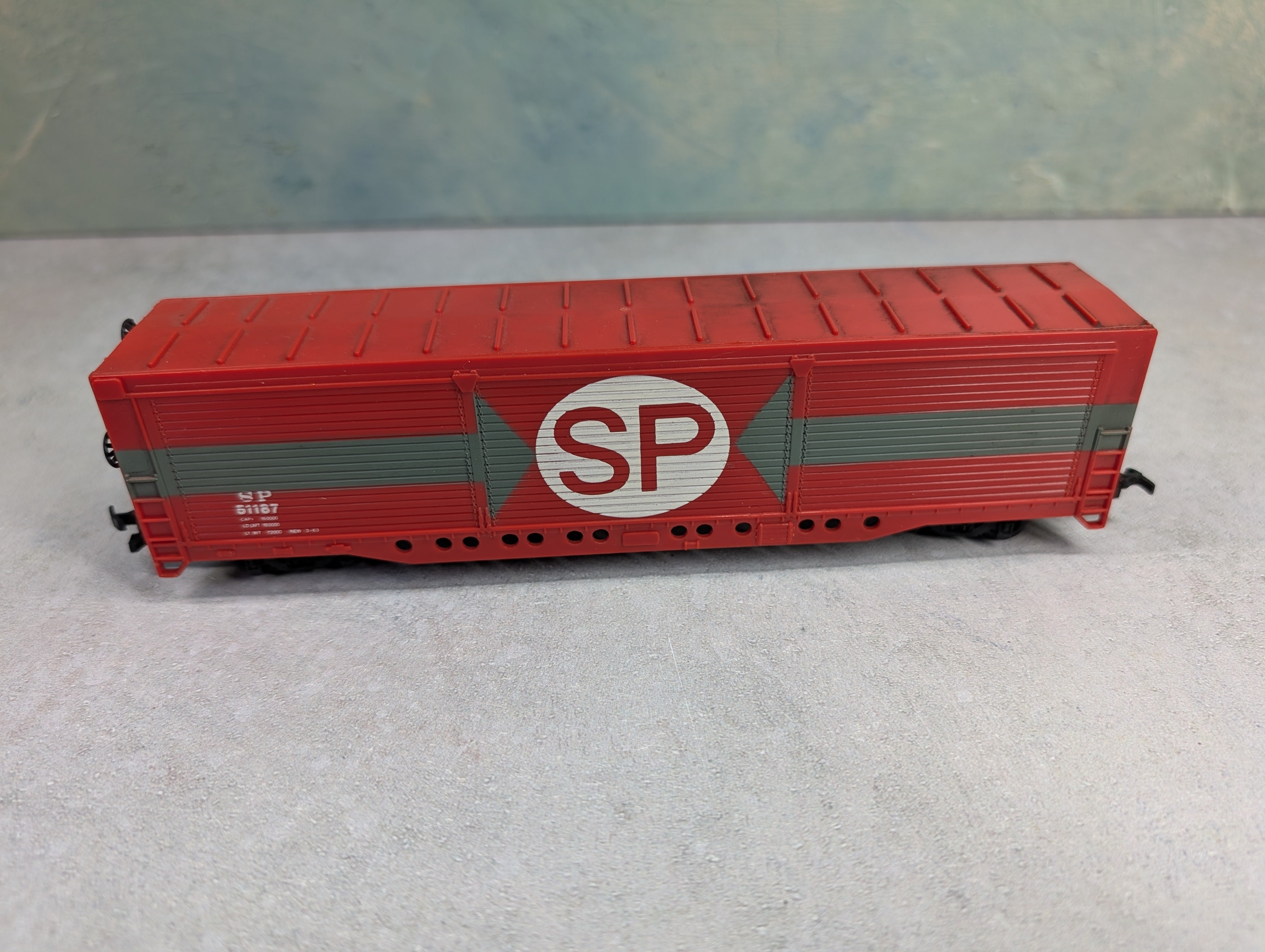 USED Bachmann HO Scale All Door Box Car Southern Pacific SP #51187