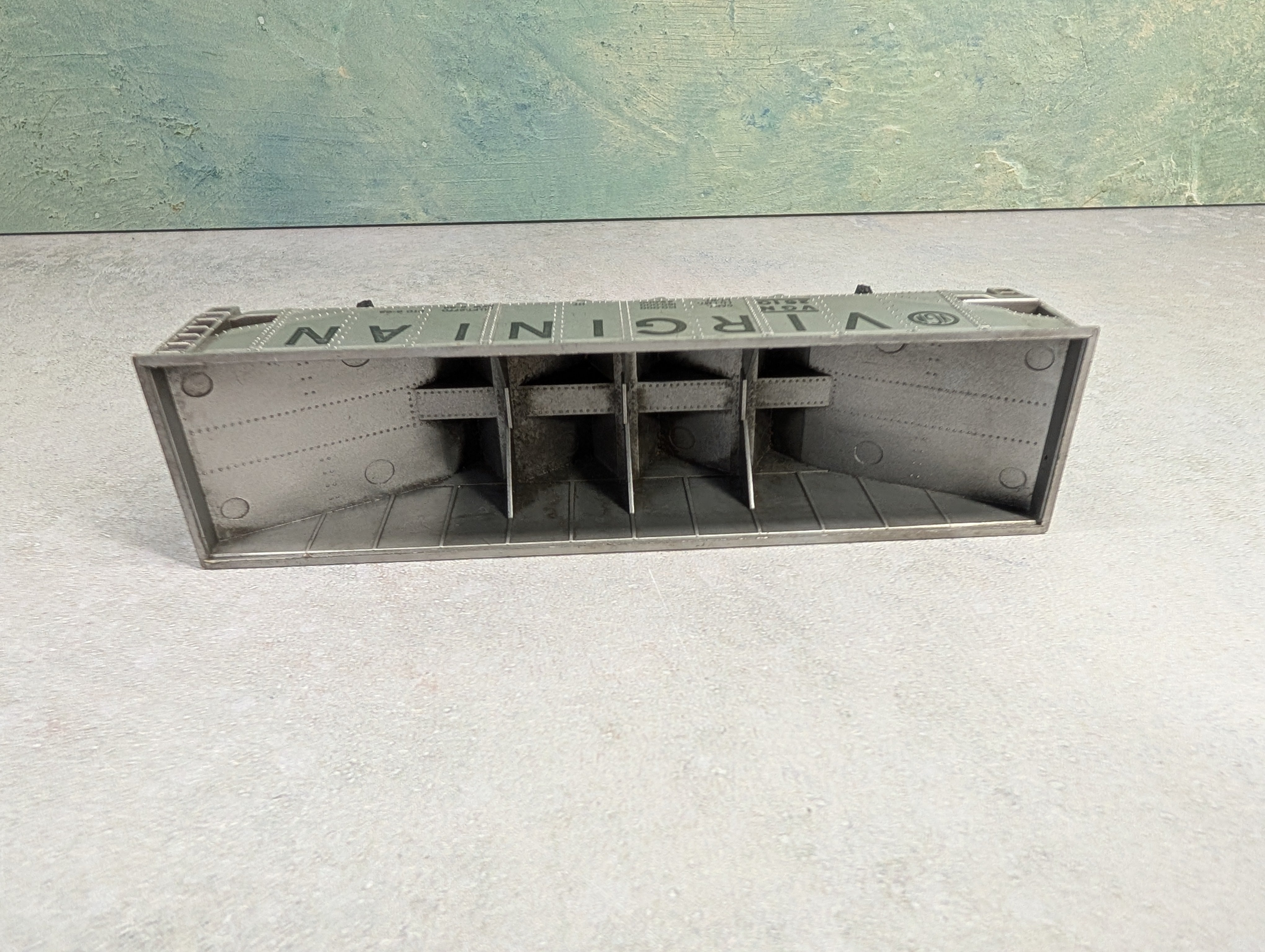 USED Tyco HO Scale 4 Bay Open Hopper Virginian VGN #2610