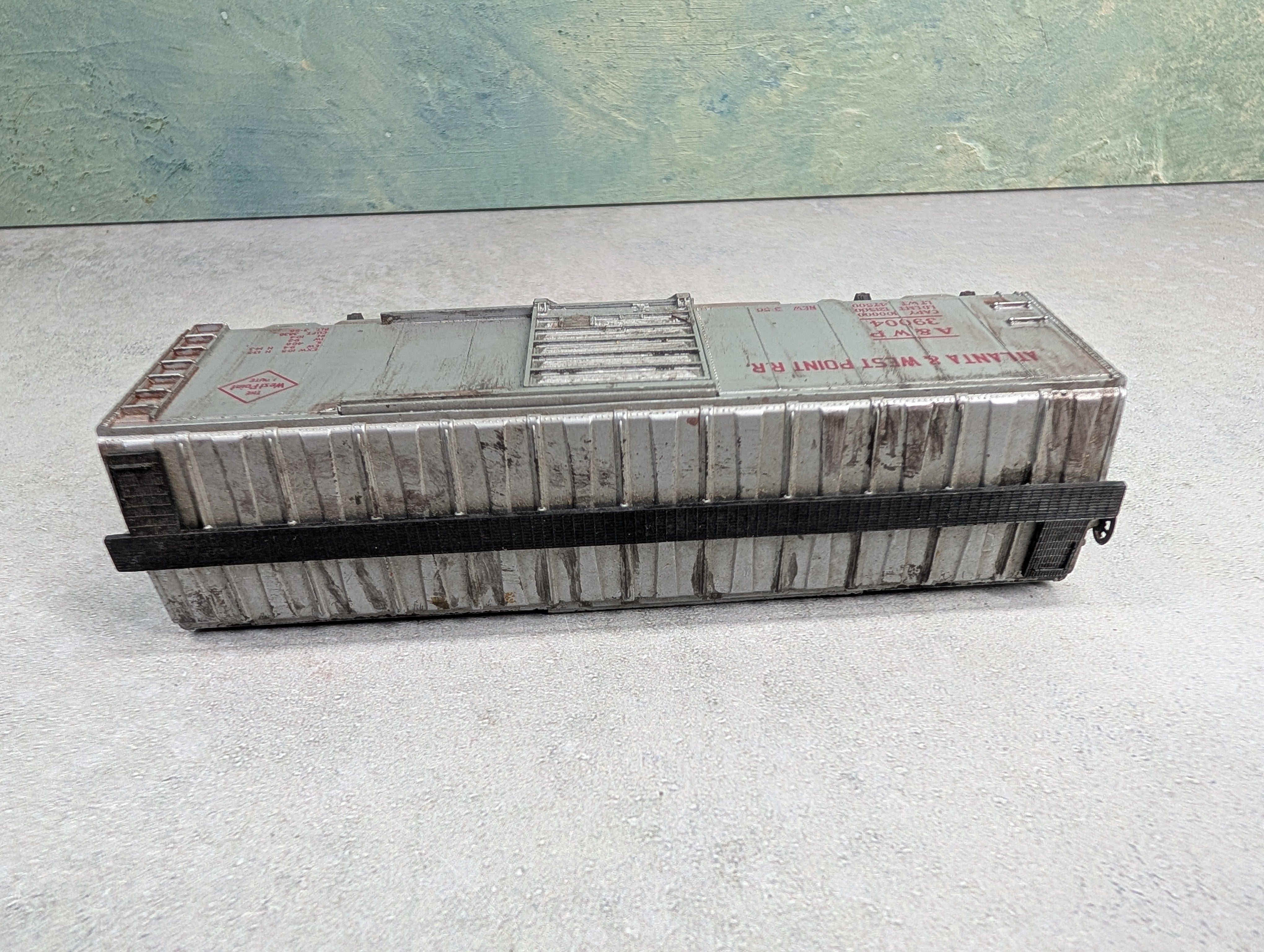 USED HO Scale Beautifully Weathered 40' Box Car Atlanta & West Point A&WP #39004