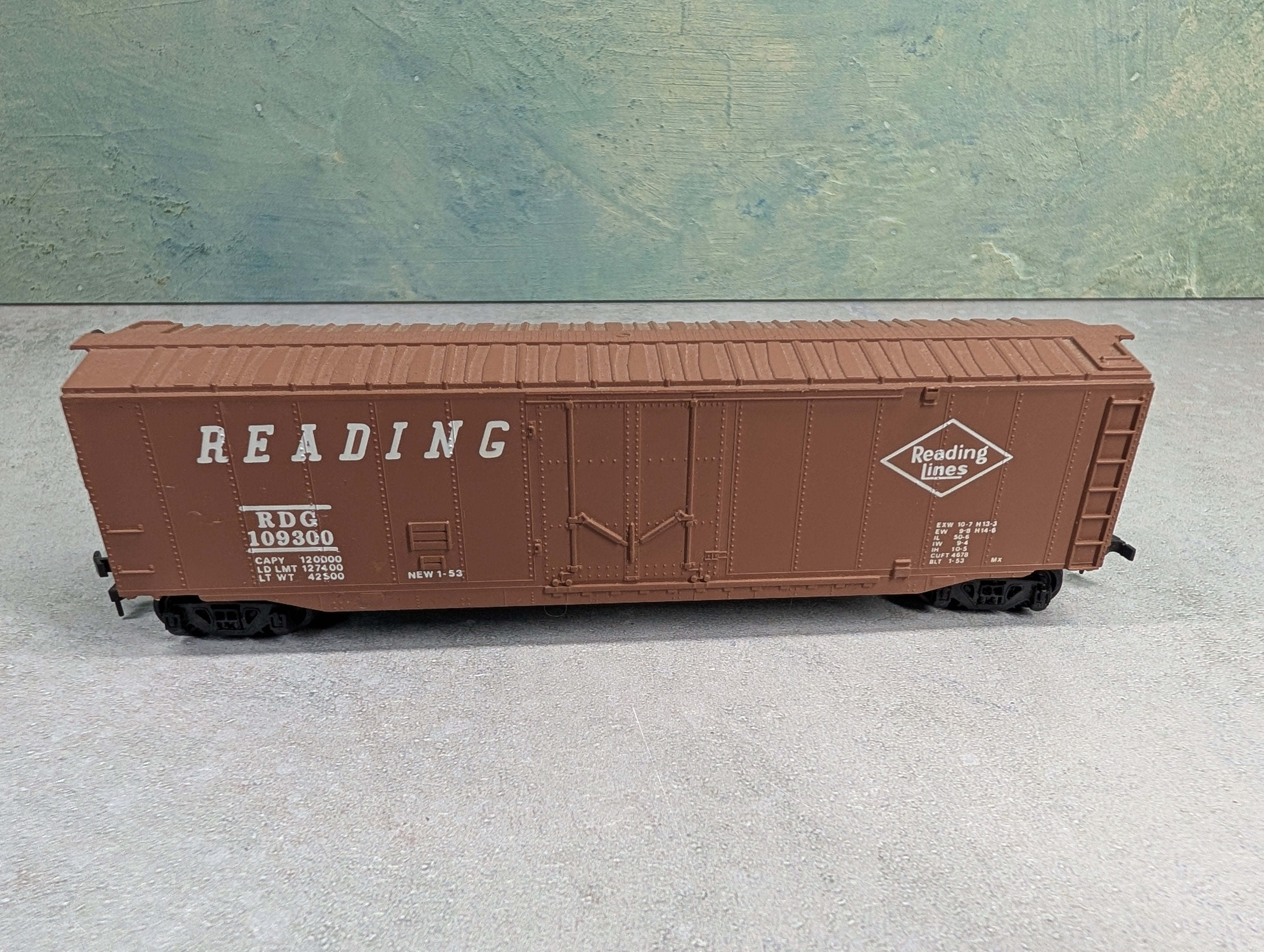 USED Bachmann HO Scale 50' Box Car Reading RDG #109300