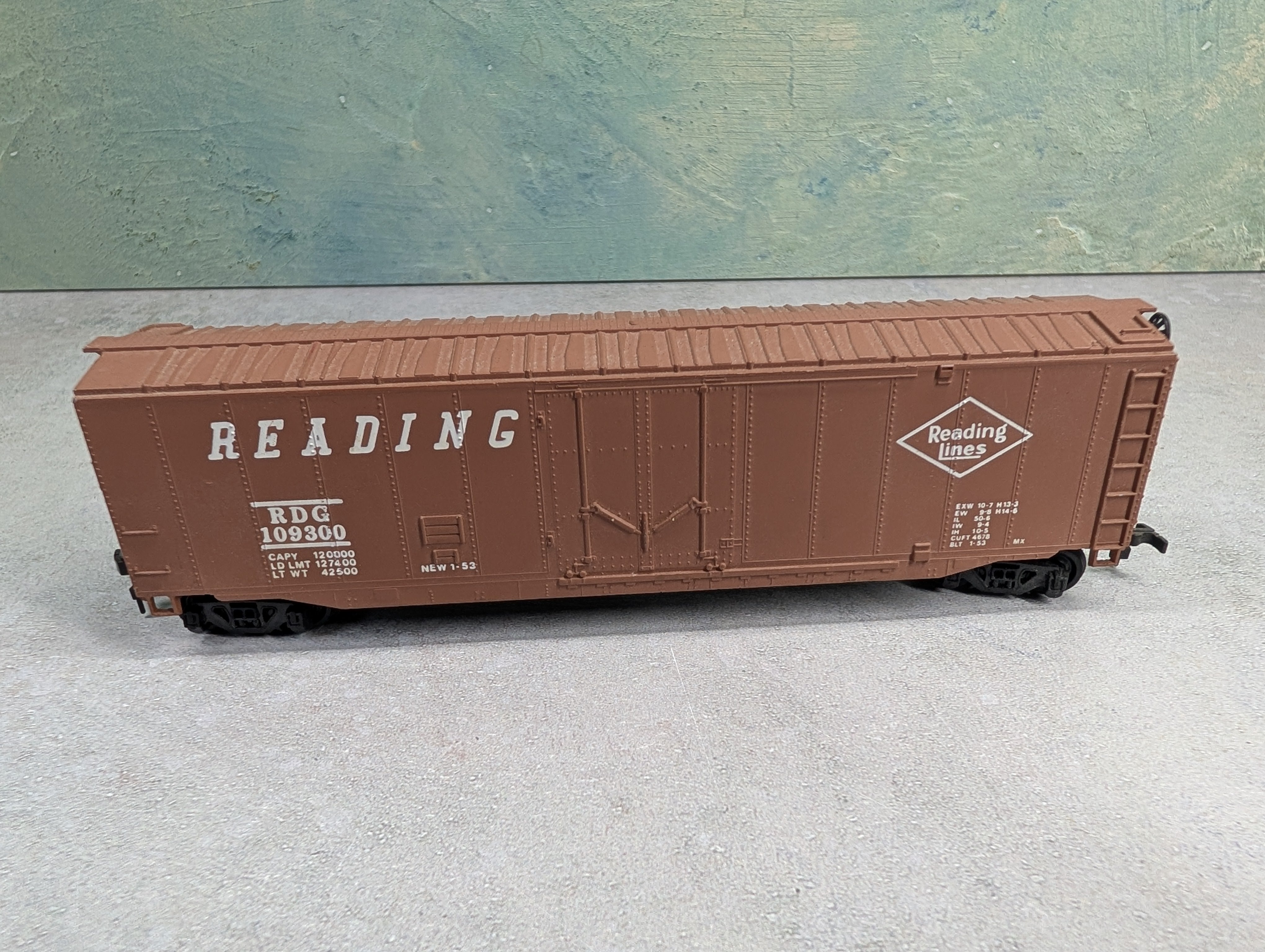 USED Bachmann HO Scale 50' Box Car Reading RDG #109300