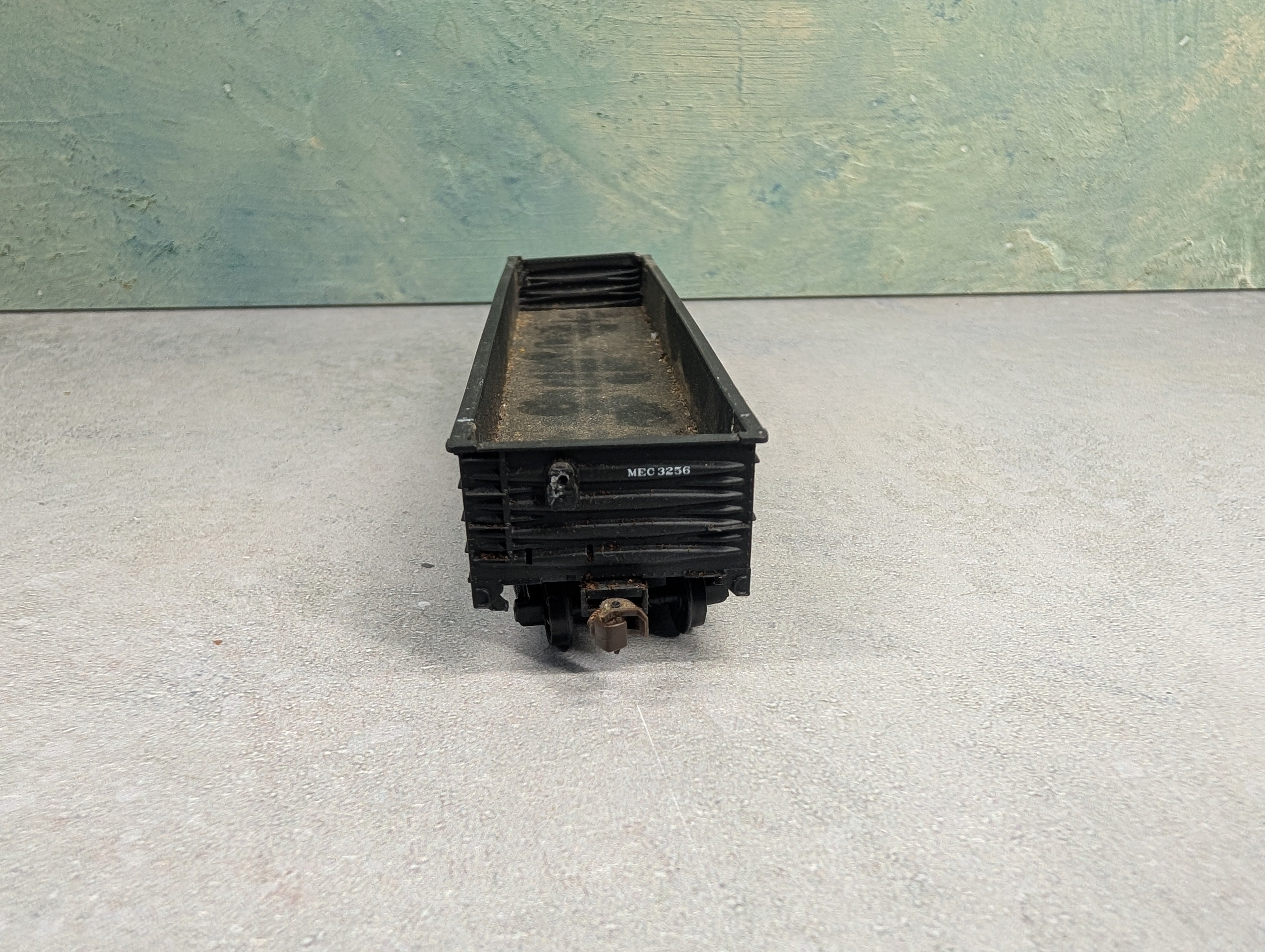 USED Accurail HO Scale AAR 41' Steel Gondola Lehigh Valley LV #3256 Custom Decals