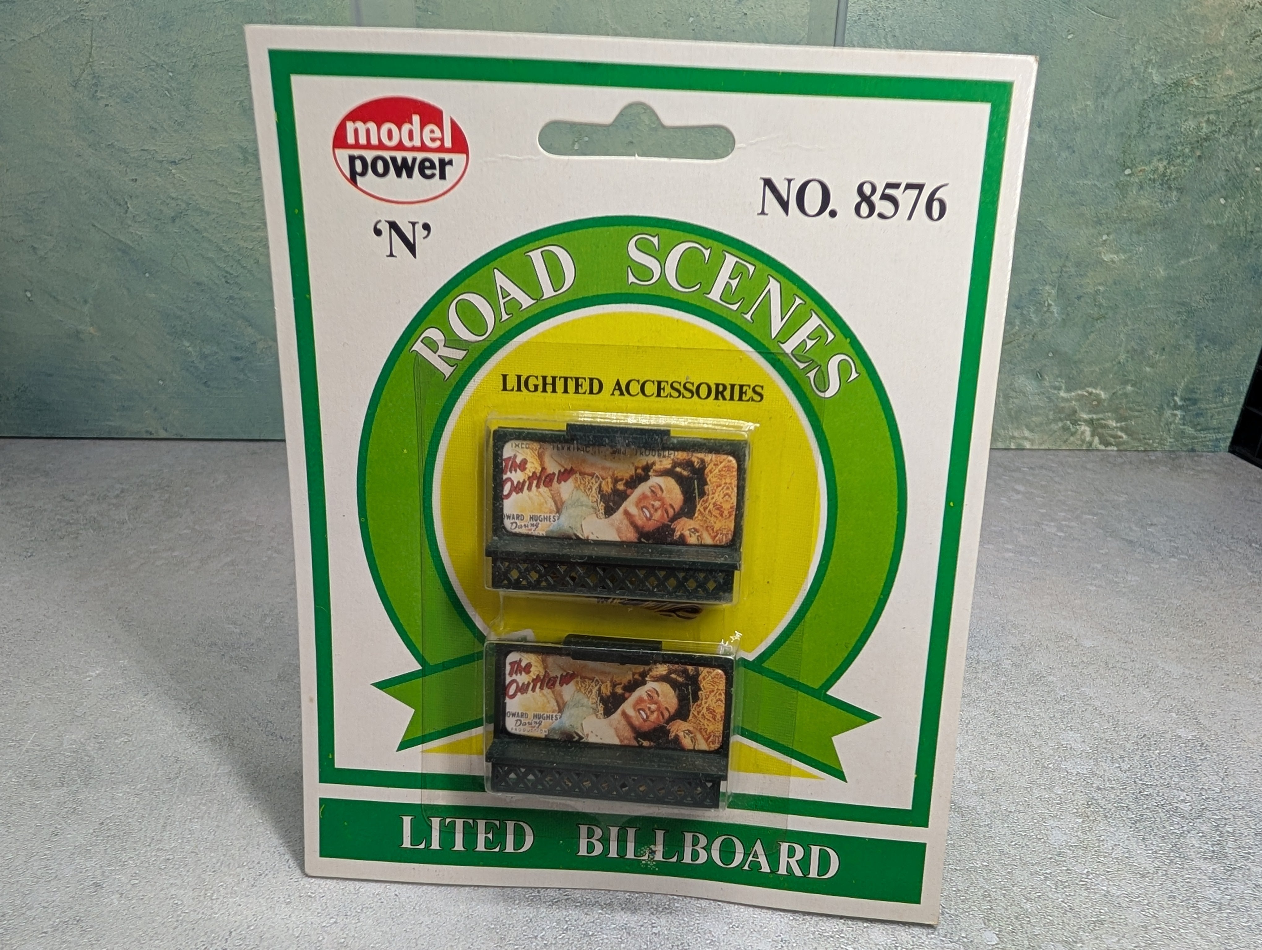 Model Power 8576 N Scale Lighted Billboards (2 pcs)