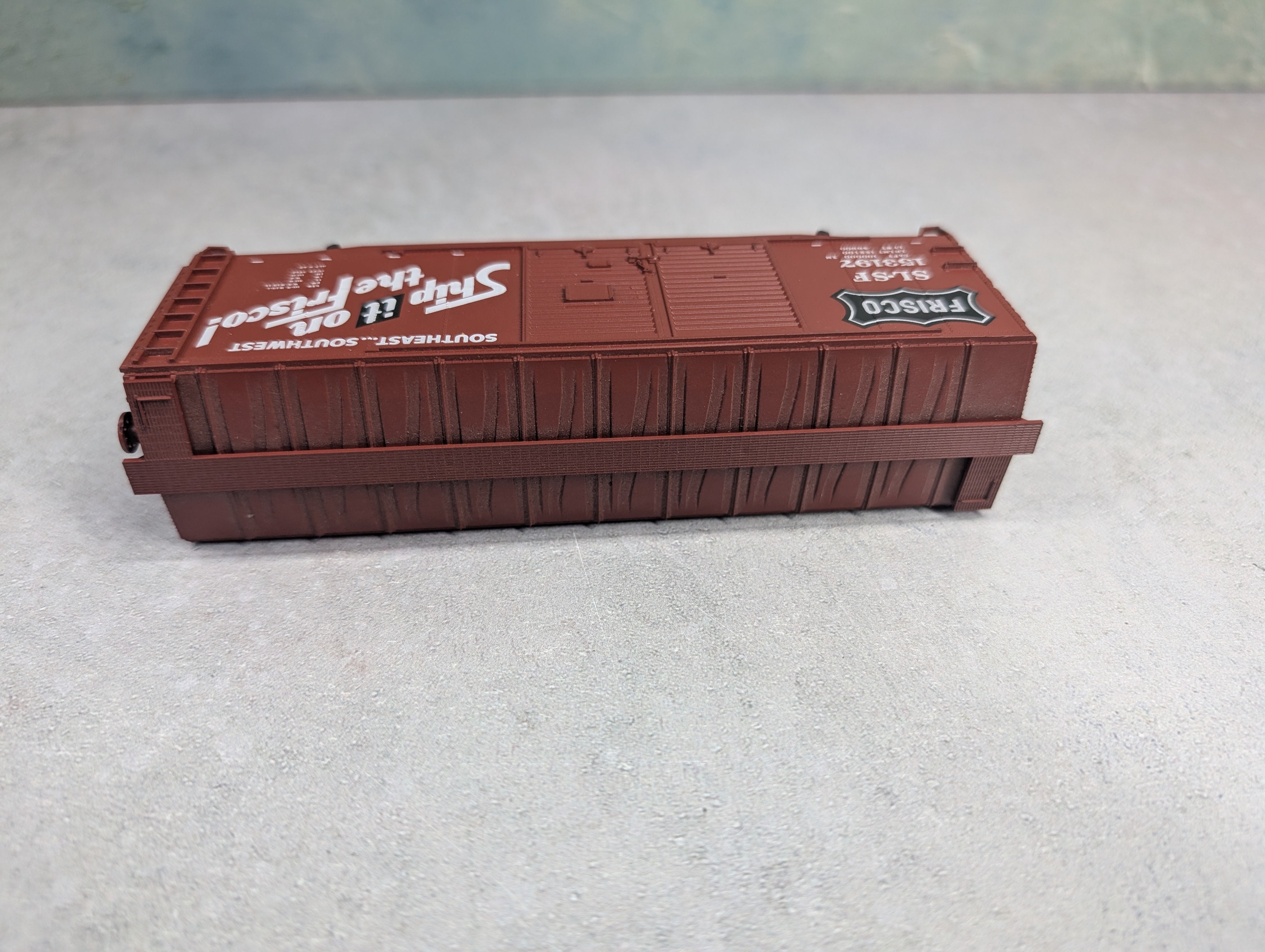 USED Accurail HO Scale 40' DD Box Car Frisco SLSF #153197